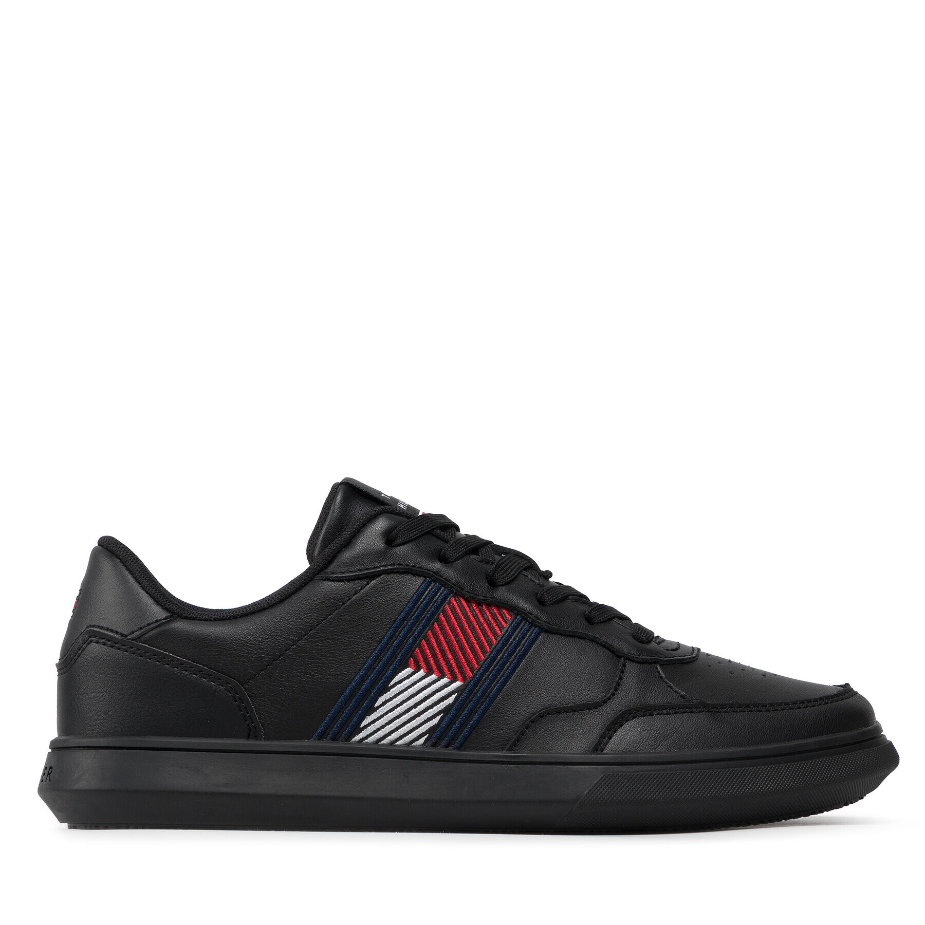 Tommy Hilfiger Сникърси Essential Leather Cupsole Evo FM0FM03904 Черен - Pepit.bg