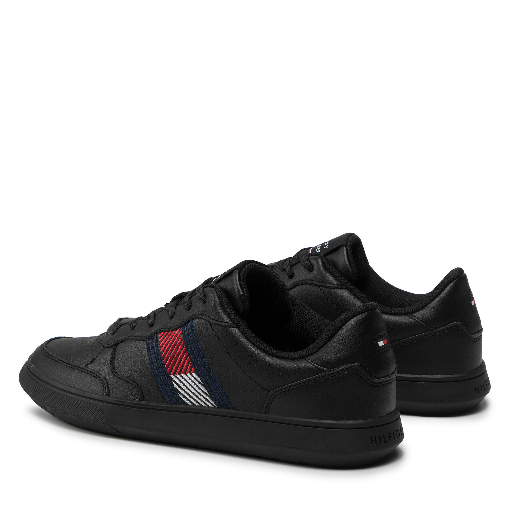 Tommy Hilfiger Сникърси Essential Leather Cupsole Evo FM0FM03904 Черен - Pepit.bg