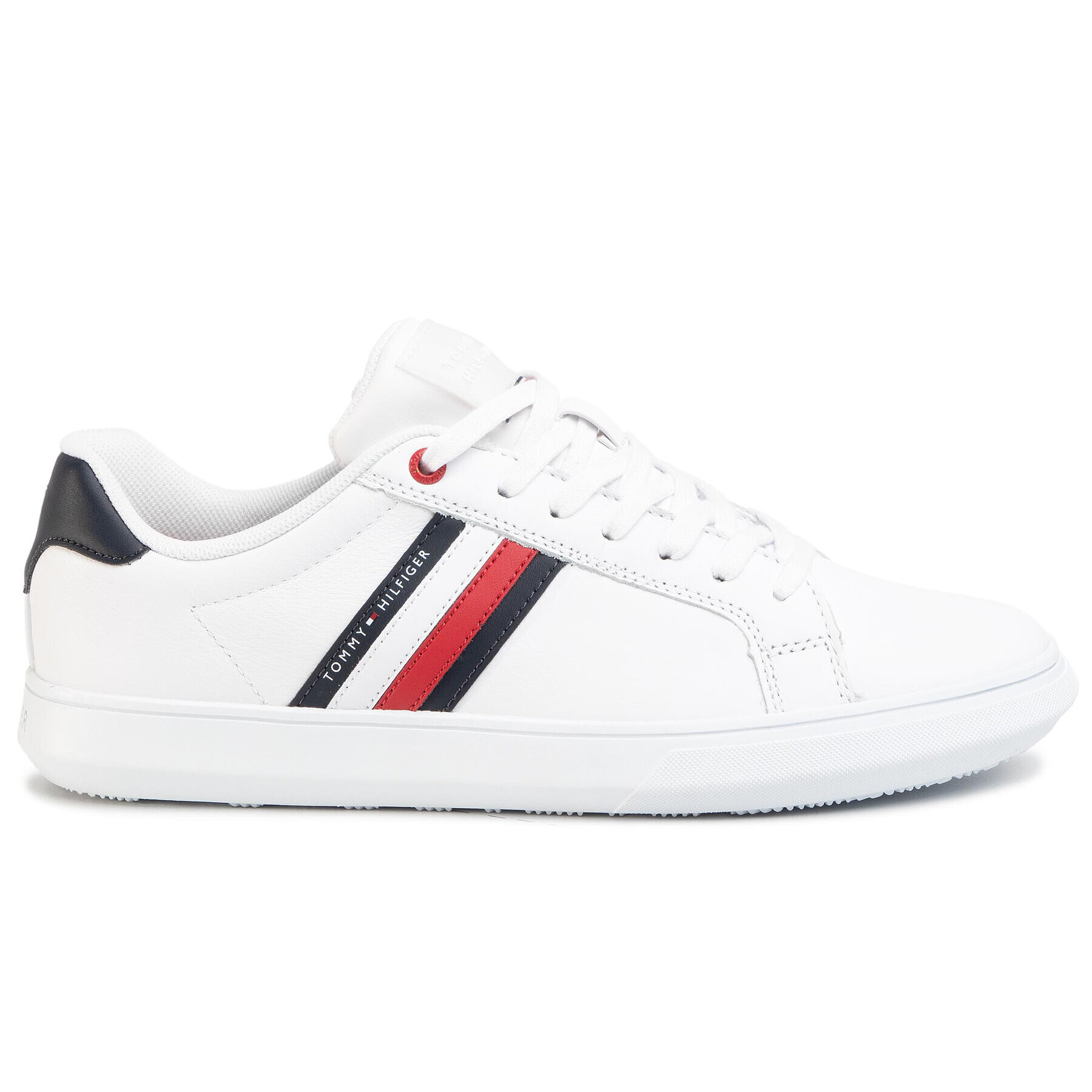 Tommy Hilfiger Сникърси Essential Leather Cupsole FM0FM02668 Бял - Pepit.bg