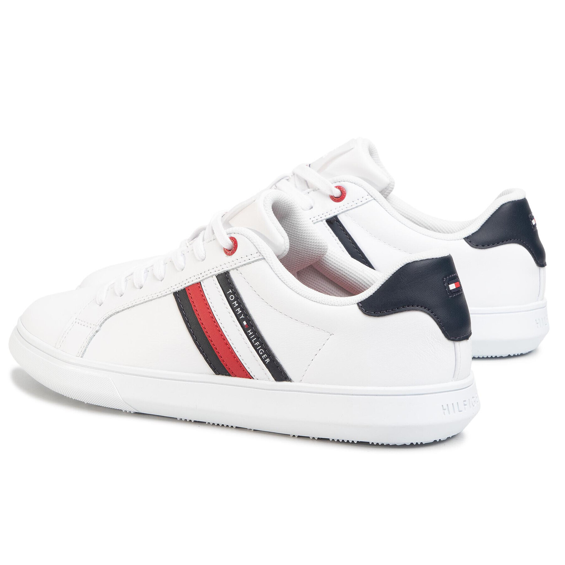 Tommy Hilfiger Сникърси Essential Leather Cupsole FM0FM02668 Бял - Pepit.bg