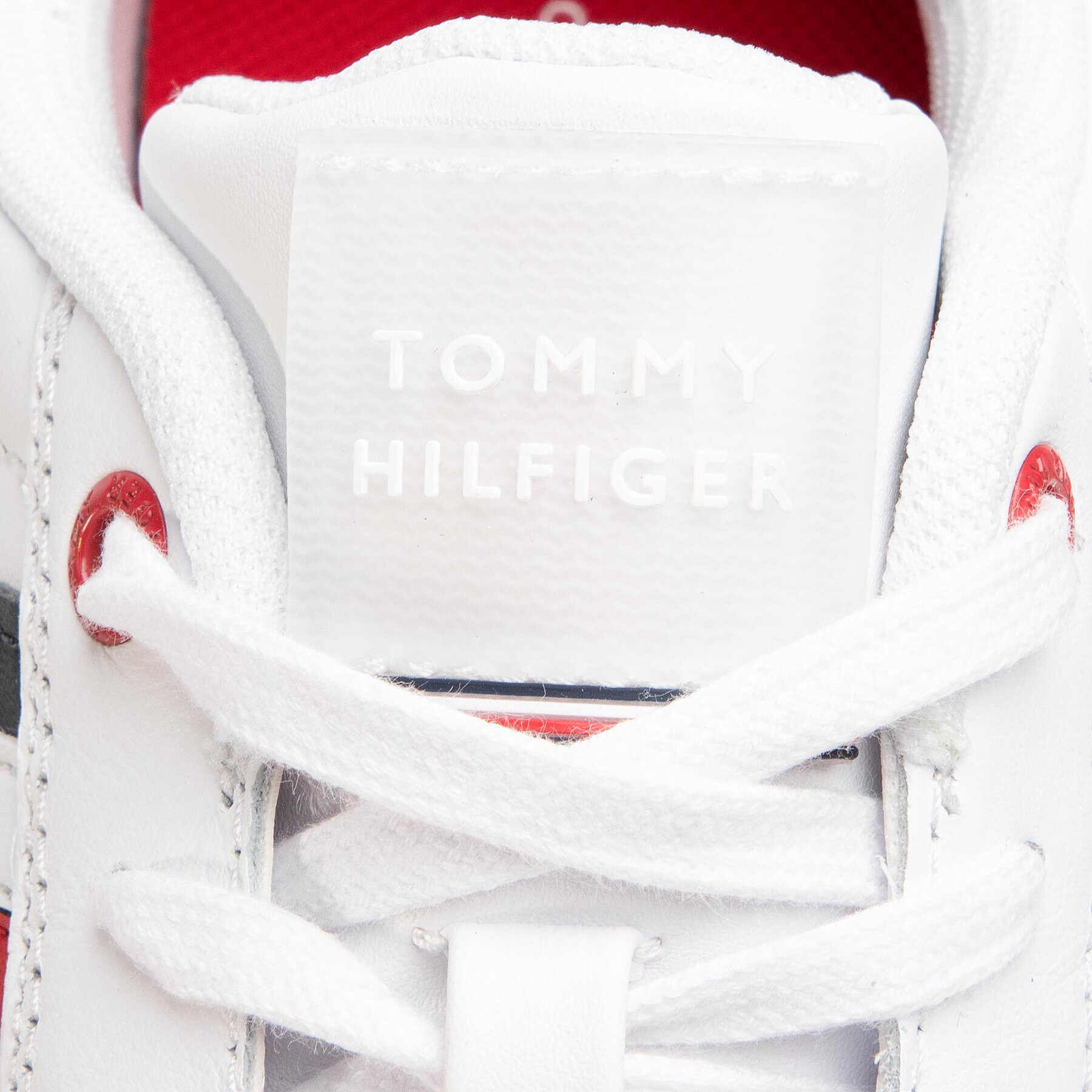 Tommy Hilfiger Сникърси Essential Leather Cupsole FM0FM02668 Бял - Pepit.bg