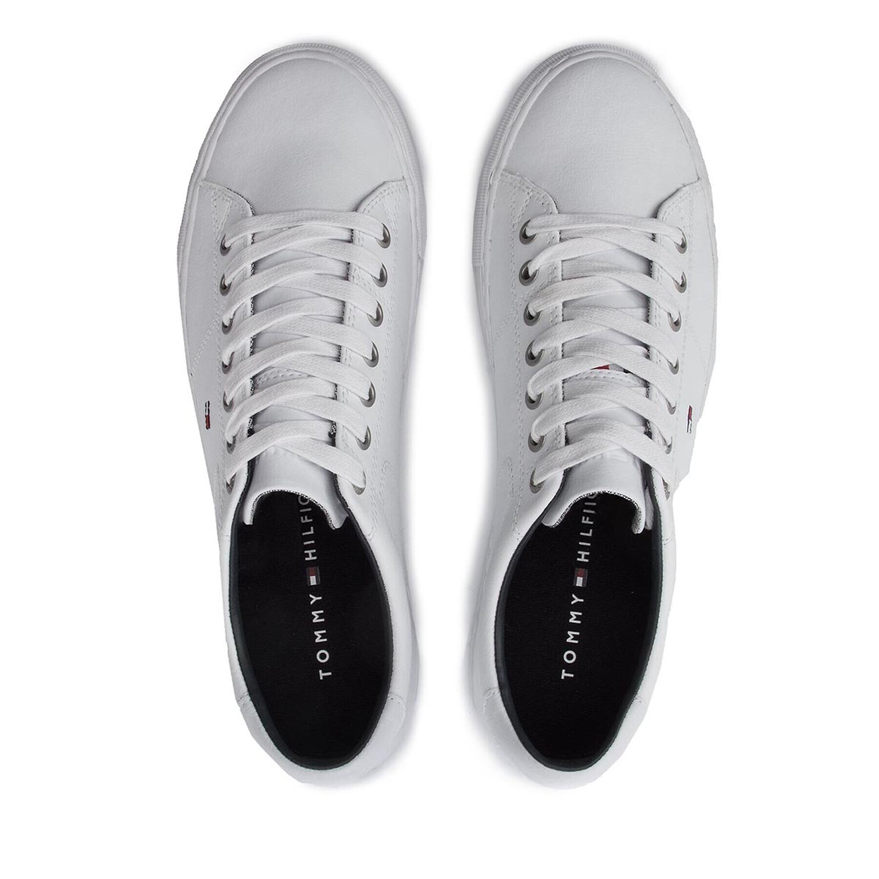 Tommy Hilfiger Сникърси Essential Leather Sneaker FM0FM02157 Бял - Pepit.bg