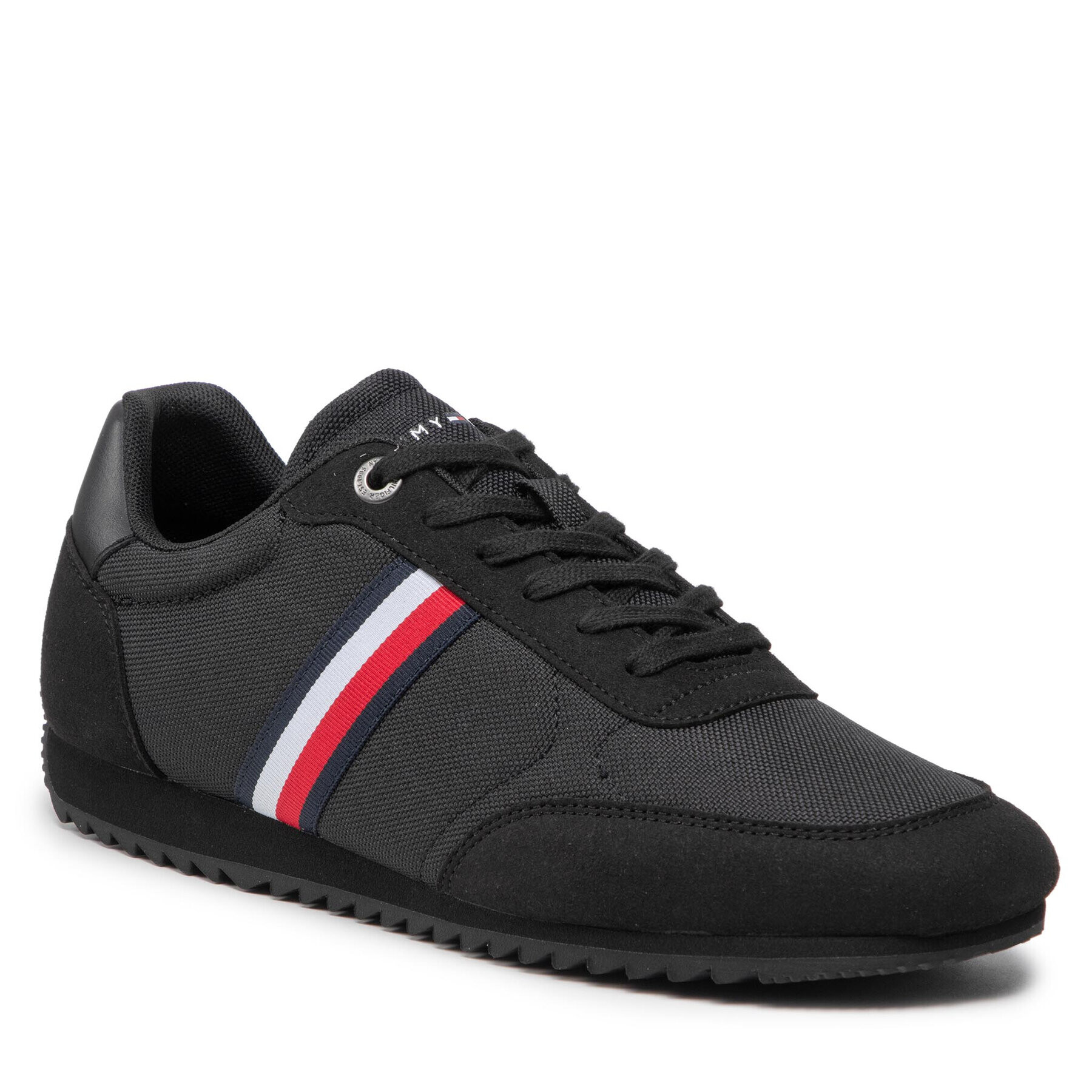 Tommy Hilfiger Сникърси Essential mesh Runner FM0FM04021 Черен - Pepit.bg