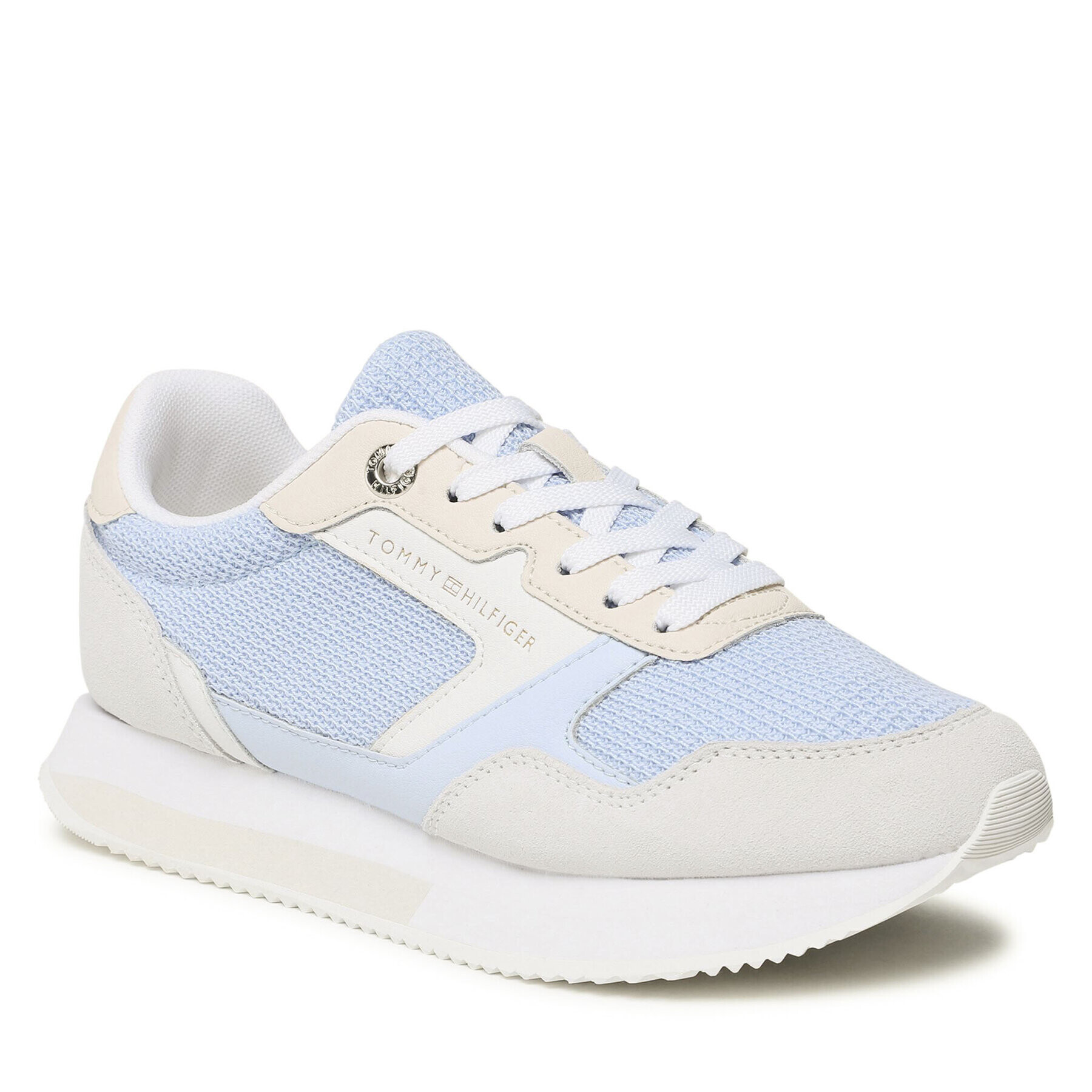 Tommy Hilfiger Сникърси Essential Mesh Runner FW0FW07381 Син - Pepit.bg