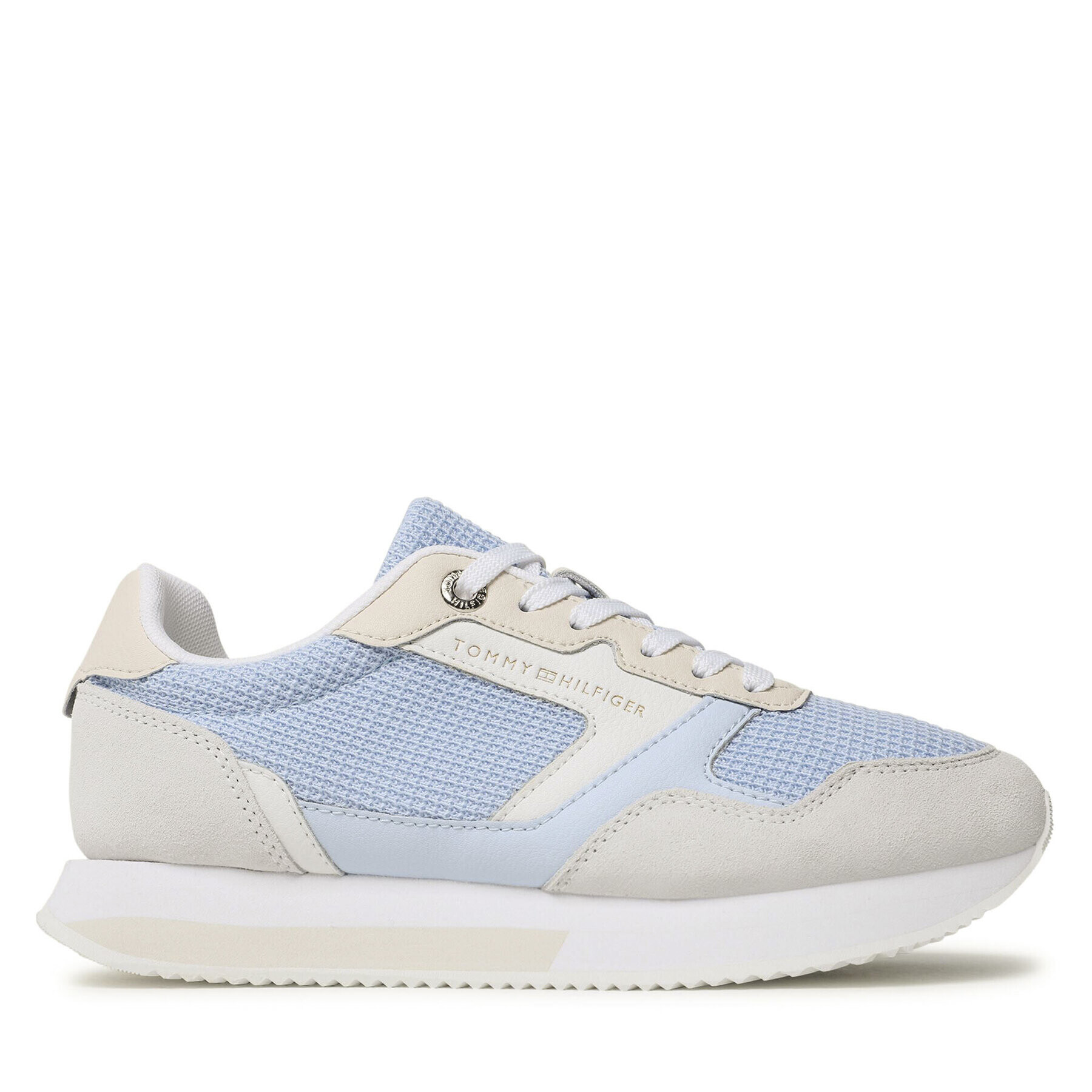 Tommy Hilfiger Сникърси Essential Mesh Runner FW0FW07381 Син - Pepit.bg