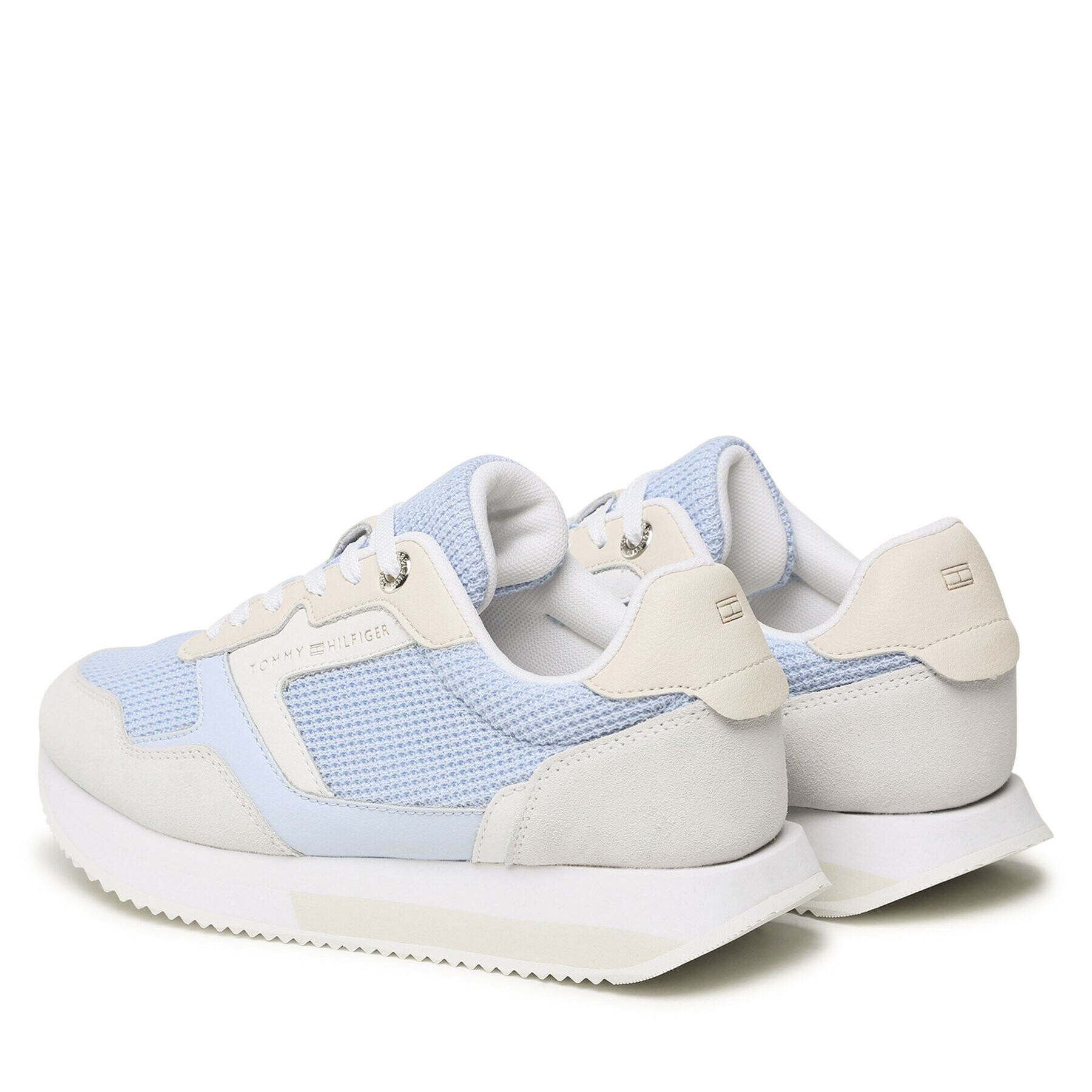 Tommy Hilfiger Сникърси Essential Mesh Runner FW0FW07381 Син - Pepit.bg