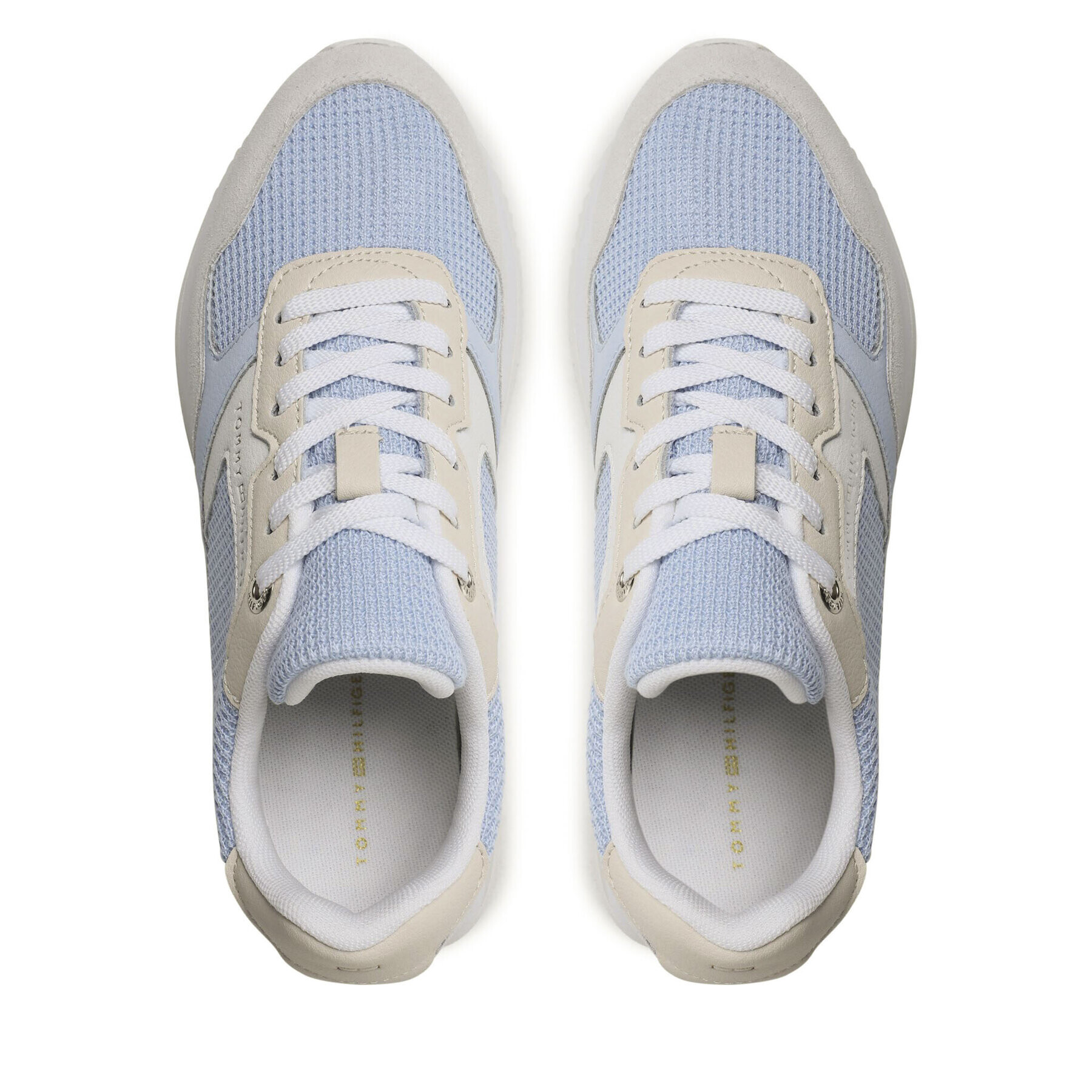 Tommy Hilfiger Сникърси Essential Mesh Runner FW0FW07381 Син - Pepit.bg