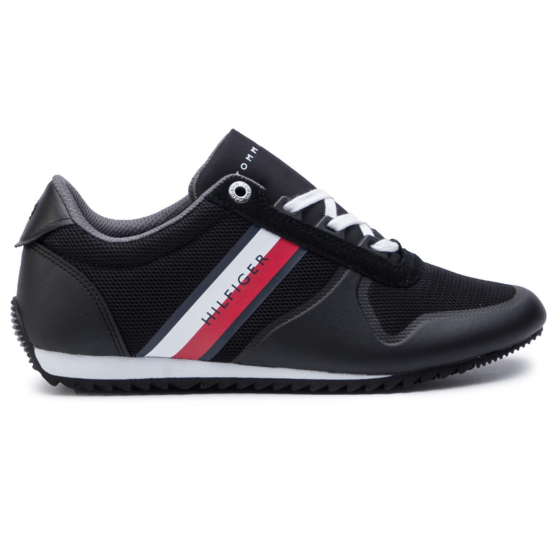 Tommy Hilfiger Сникърси Essential Modern Mesh Runner FM0FM02270 Черен - Pepit.bg