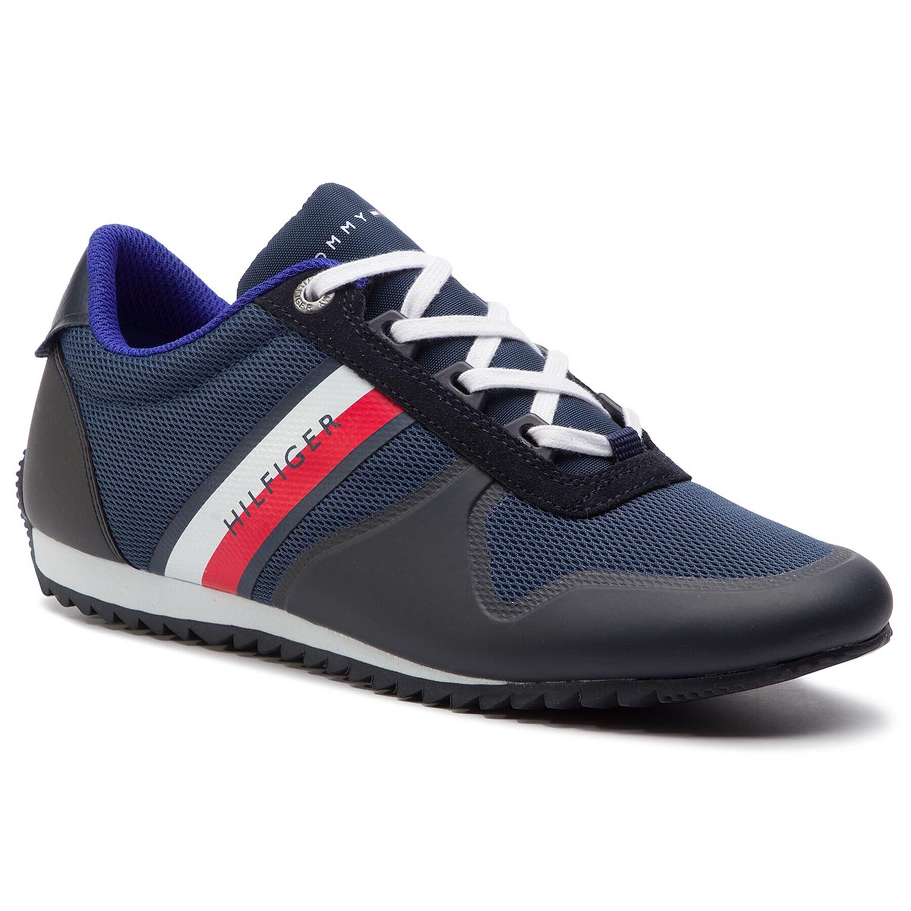 Tommy Hilfiger Сникърси Essential Modern Mesh Runner FM0FM02270 Тъмносин - Pepit.bg