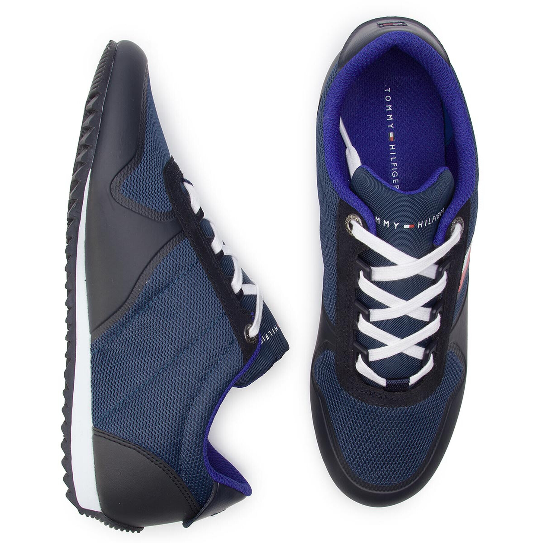 Tommy Hilfiger Сникърси Essential Modern Mesh Runner FM0FM02270 Тъмносин - Pepit.bg