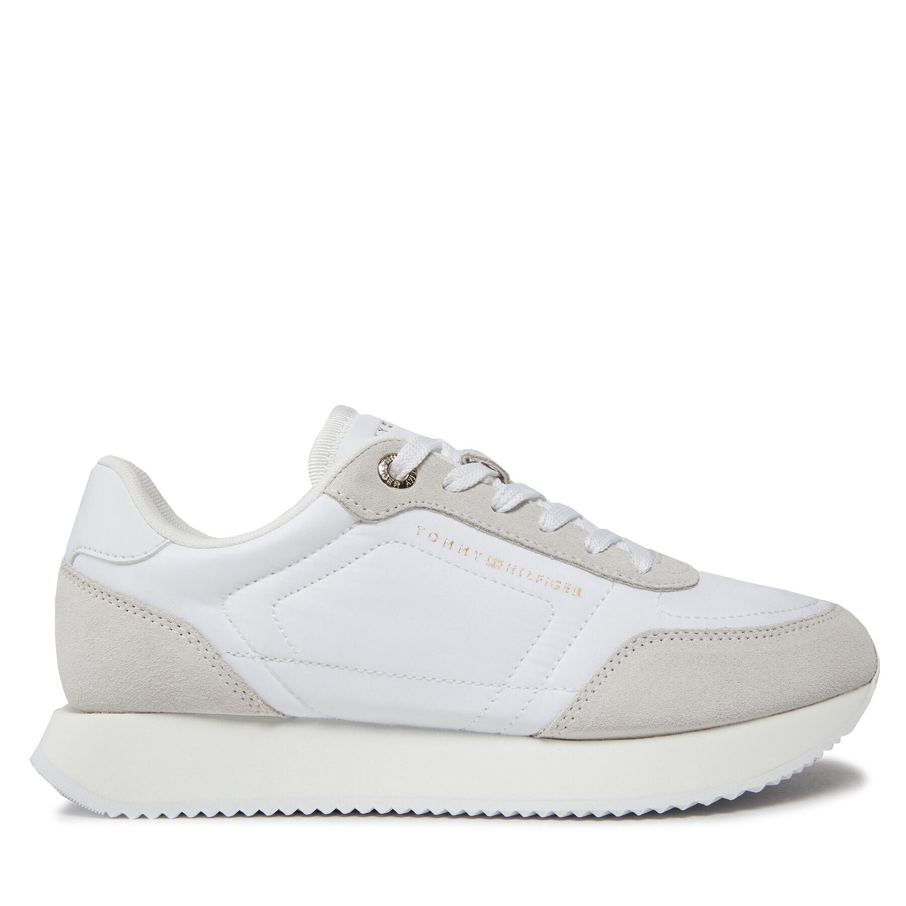 Tommy Hilfiger Сникърси Essential Runner FW0FW07681 Бял - Pepit.bg
