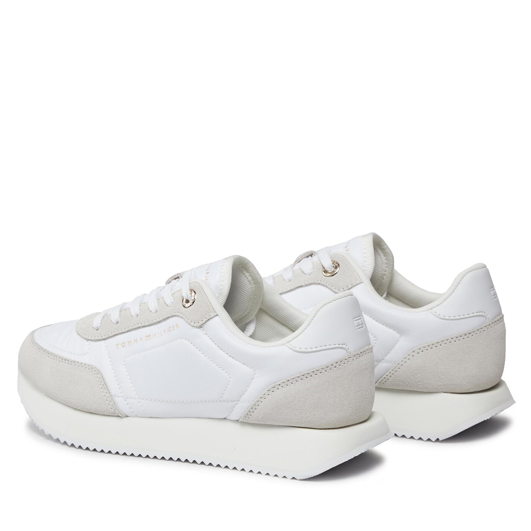 Tommy Hilfiger Сникърси Essential Runner FW0FW07681 Бял - Pepit.bg
