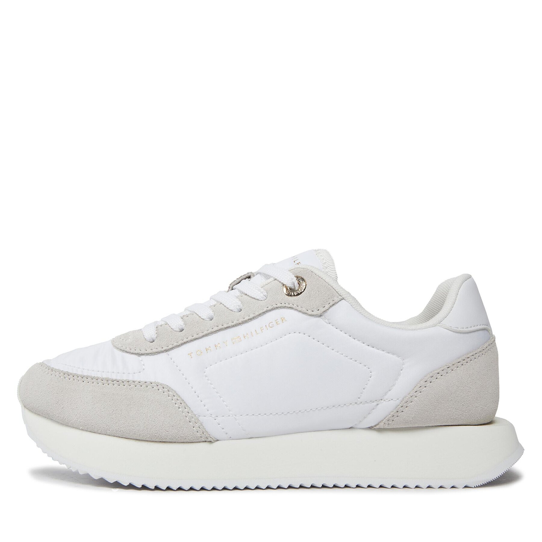Tommy Hilfiger Сникърси Essential Runner FW0FW07681 Бял - Pepit.bg