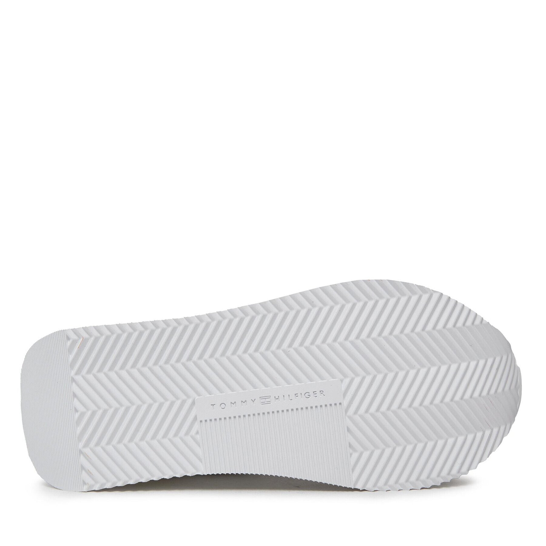Tommy Hilfiger Сникърси Essential Runner Global Stripes FW0FW07831 Бял - Pepit.bg