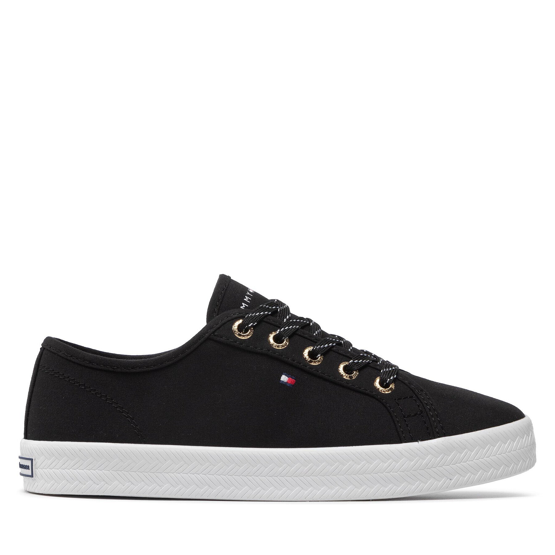 Tommy Hilfiger Сникърси Essential Sneaker FW0FW06664 Черен - Pepit.bg