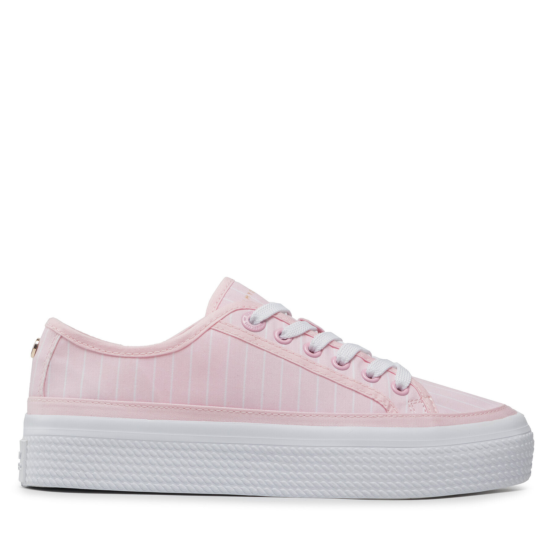Tommy Hilfiger Сникърси Essential Stripe Sneaker FW0FW06530 Розов - Pepit.bg