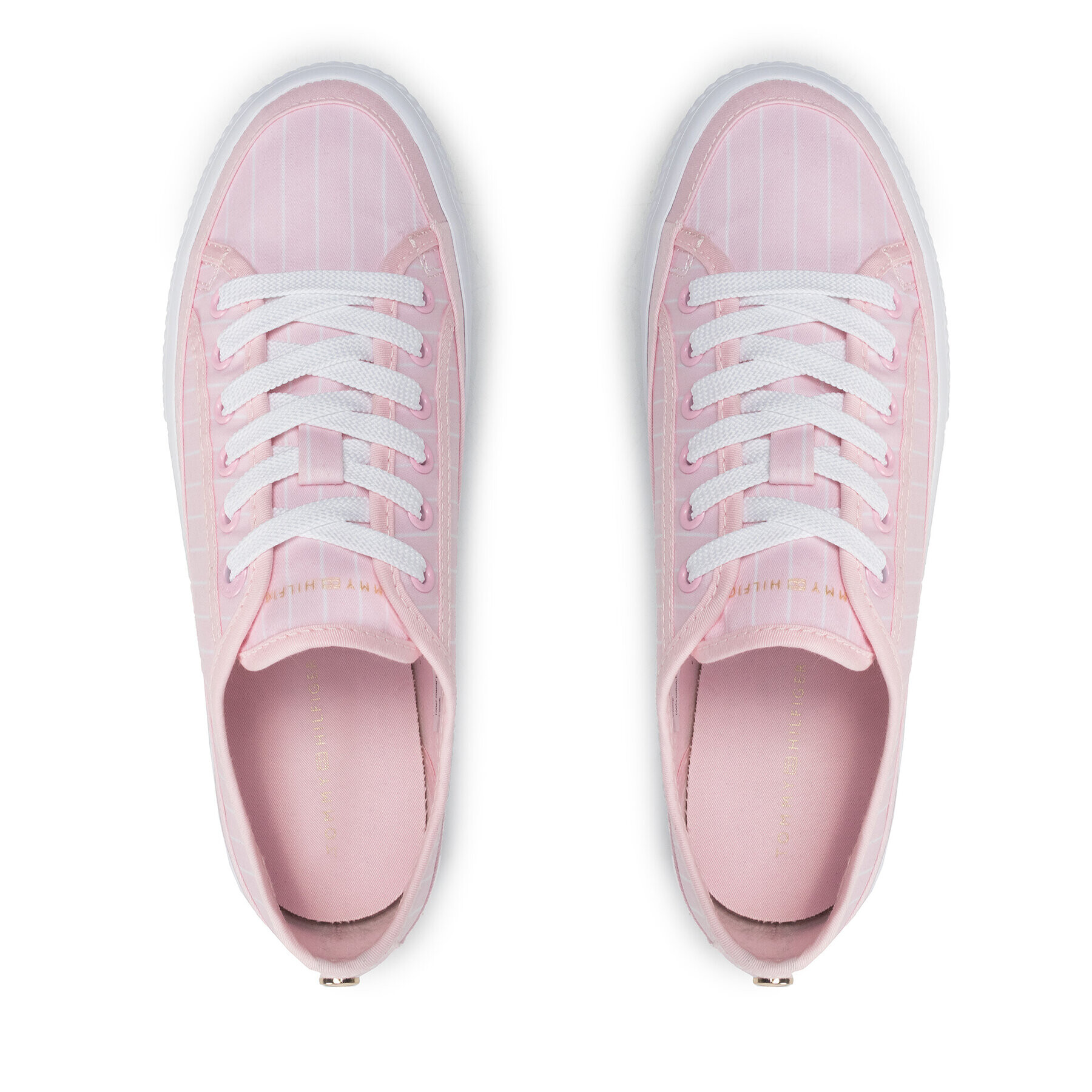 Tommy Hilfiger Сникърси Essential Stripe Sneaker FW0FW06530 Розов - Pepit.bg
