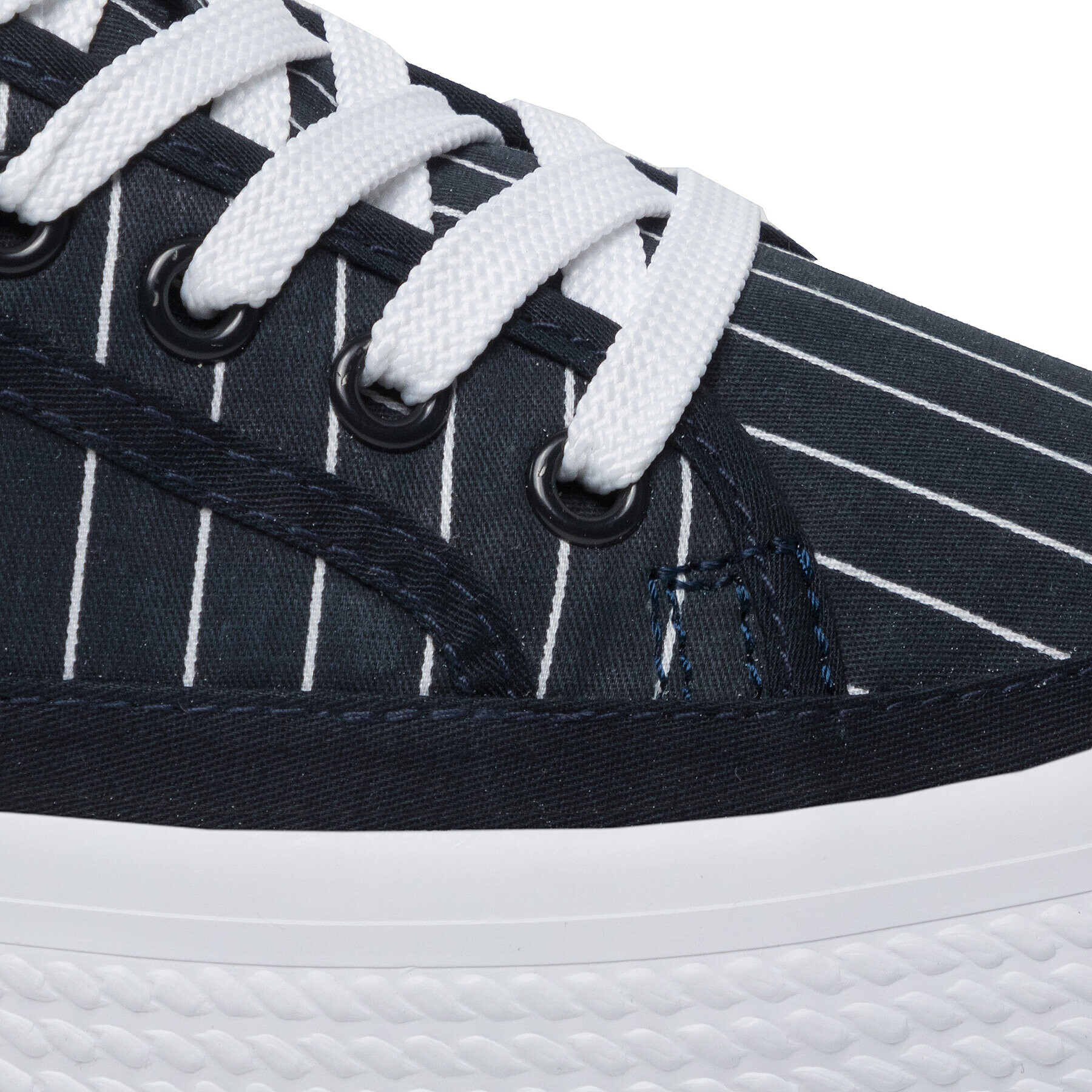 Tommy Hilfiger Сникърси Essential Stripe Sneaker FW0FW06530 Тъмносин - Pepit.bg