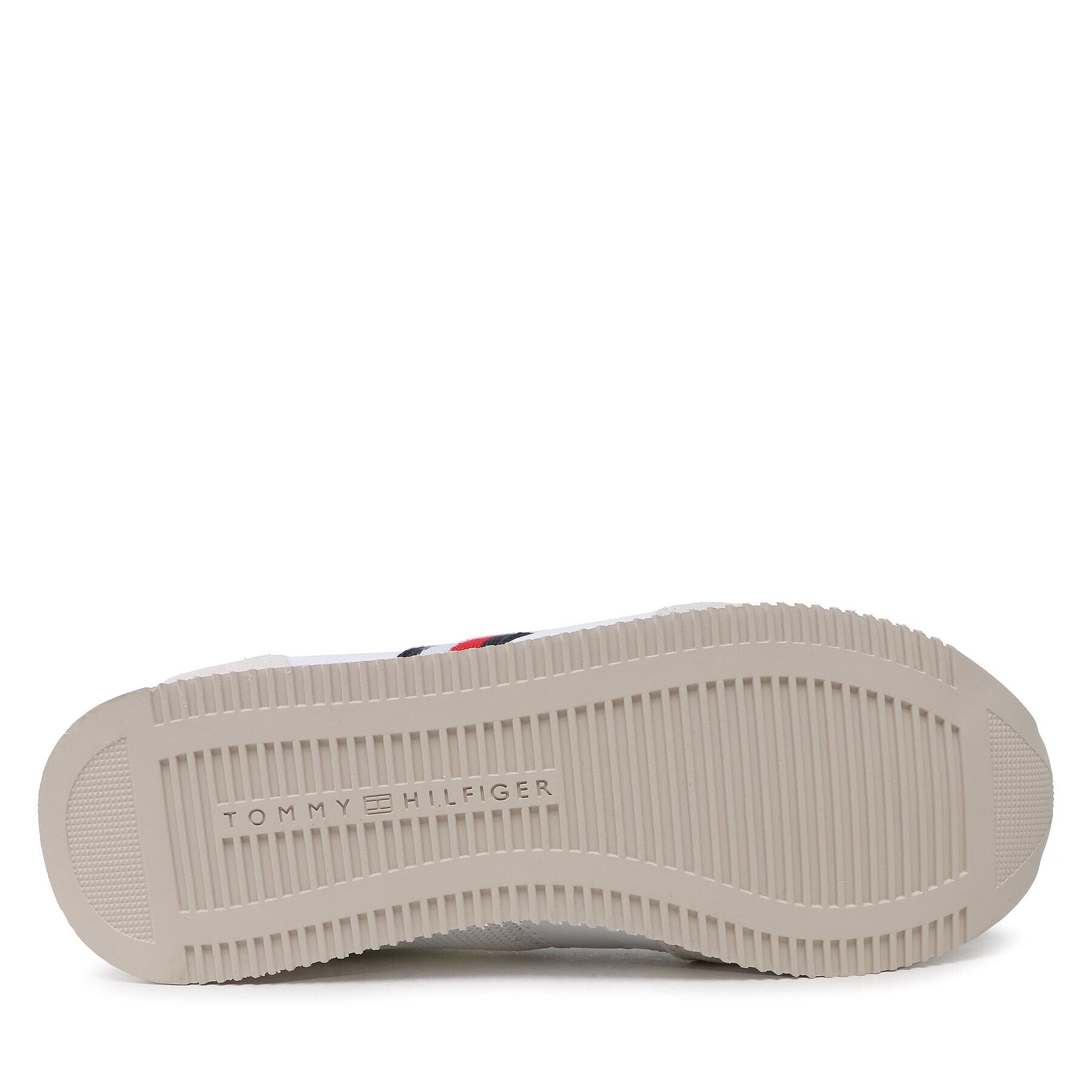 Tommy Hilfiger Сникърси Essential Stripes Runner FW0FW07382 Бял - Pepit.bg