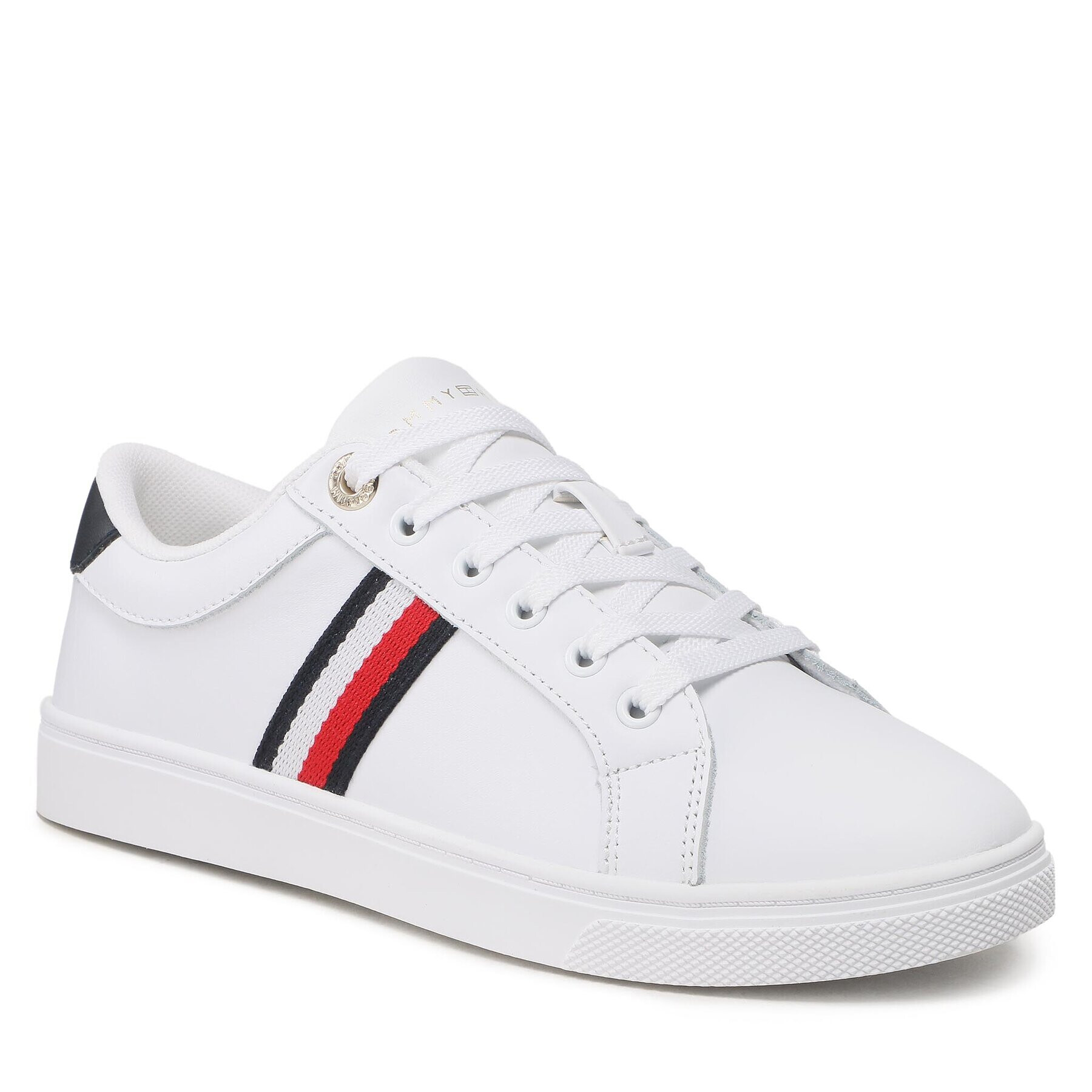 Tommy Hilfiger Сникърси Essential Webbing Cupsole FW0FW07378 Бял - Pepit.bg