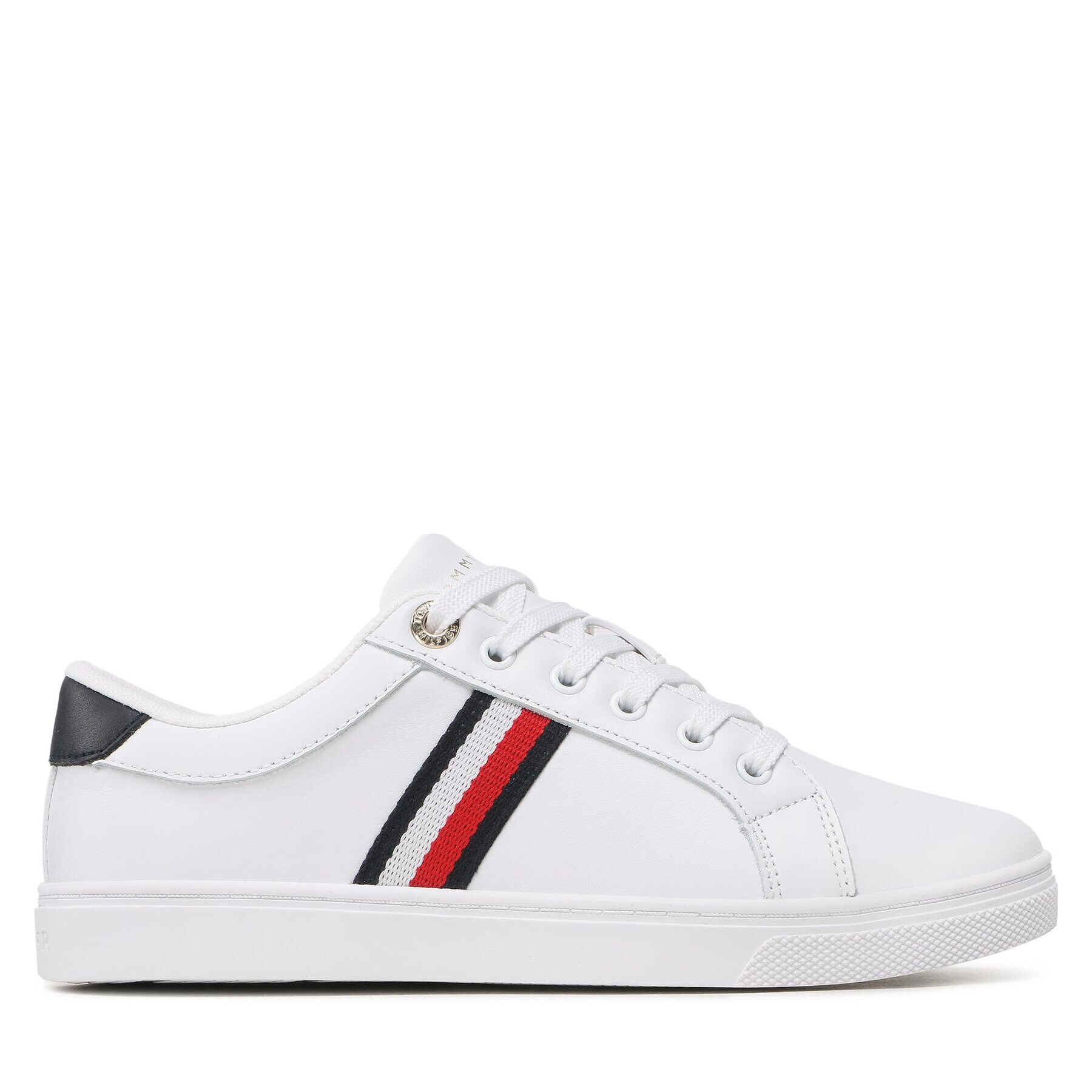 Tommy Hilfiger Сникърси Essential Webbing Cupsole FW0FW07378 Бял - Pepit.bg