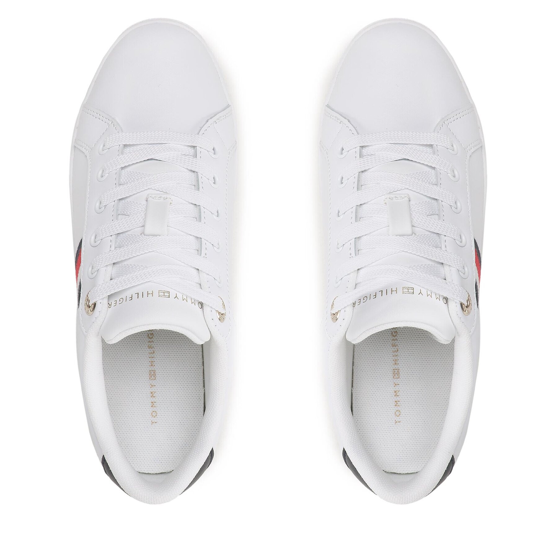 Tommy Hilfiger Сникърси Essential Webbing Cupsole FW0FW07378 Бял - Pepit.bg