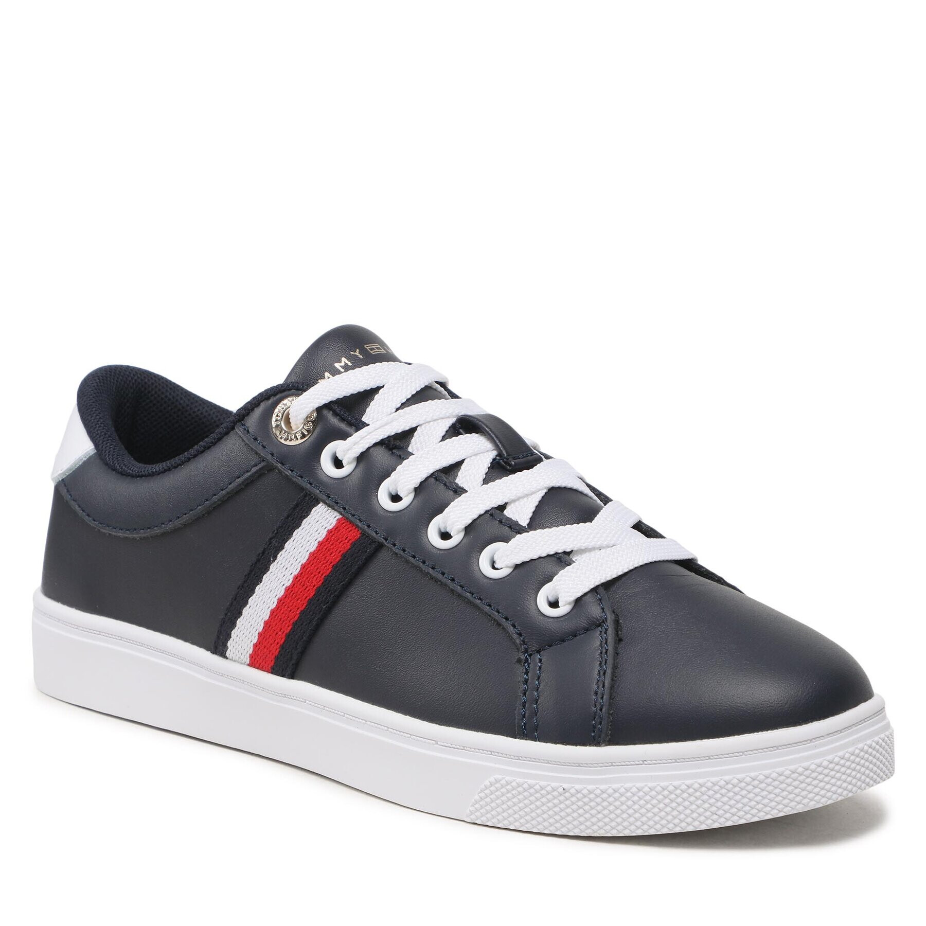 Tommy Hilfiger Сникърси Essential Webbing Cupsole FW0FW07378 Тъмносин - Pepit.bg