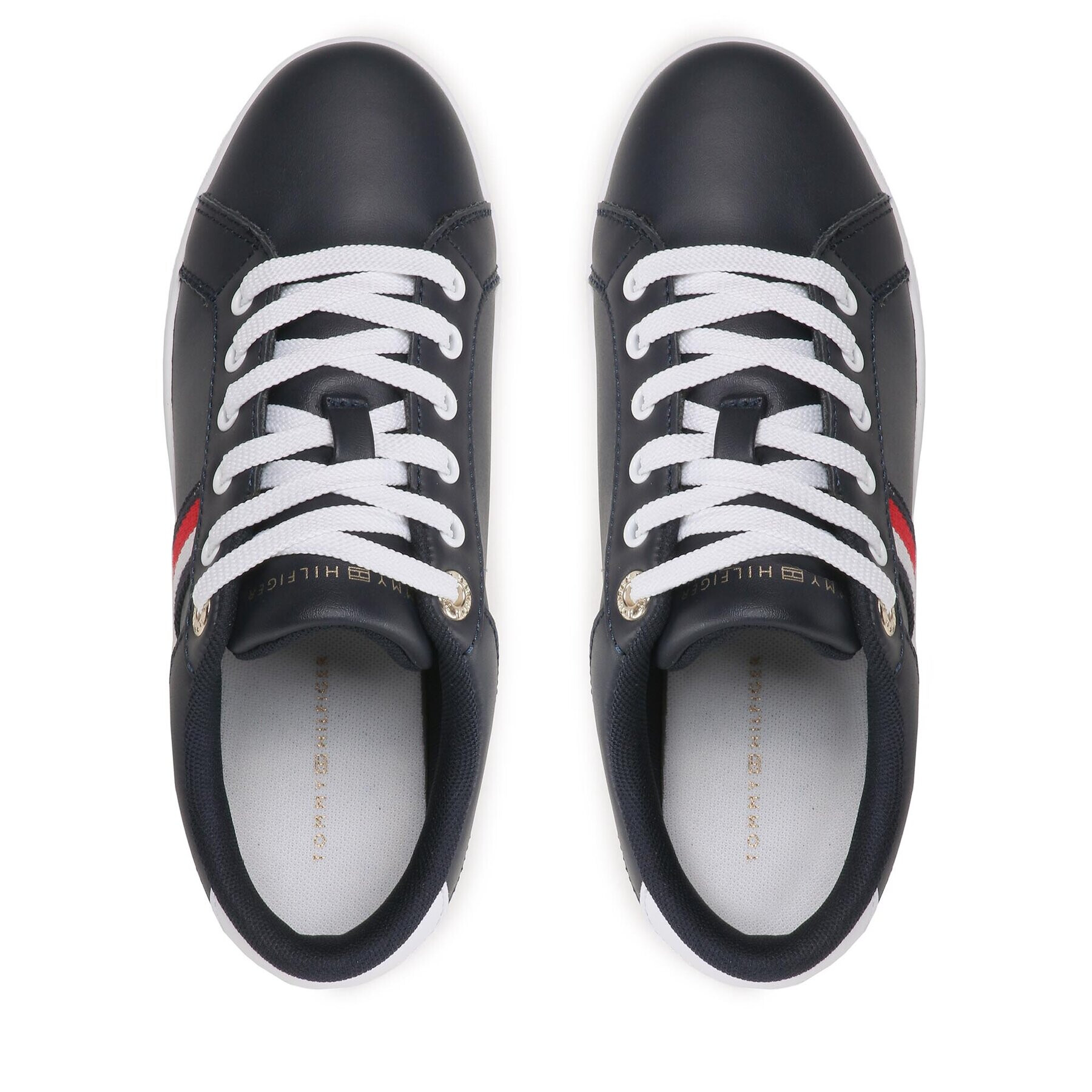 Tommy Hilfiger Сникърси Essential Webbing Cupsole FW0FW07378 Тъмносин - Pepit.bg