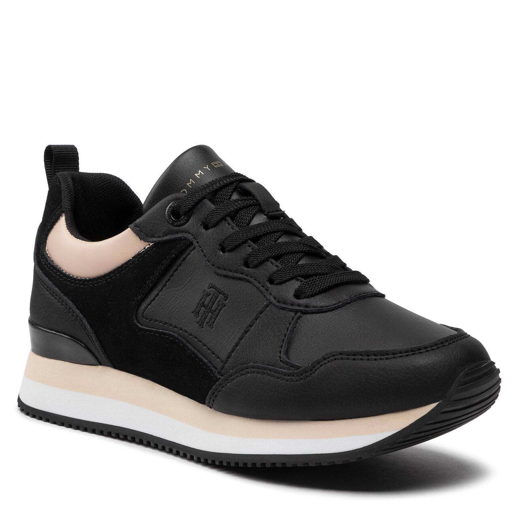 Tommy Hilfiger Сникърси Feminine Active Sneaker FW0FW06528 Черен - Pepit.bg