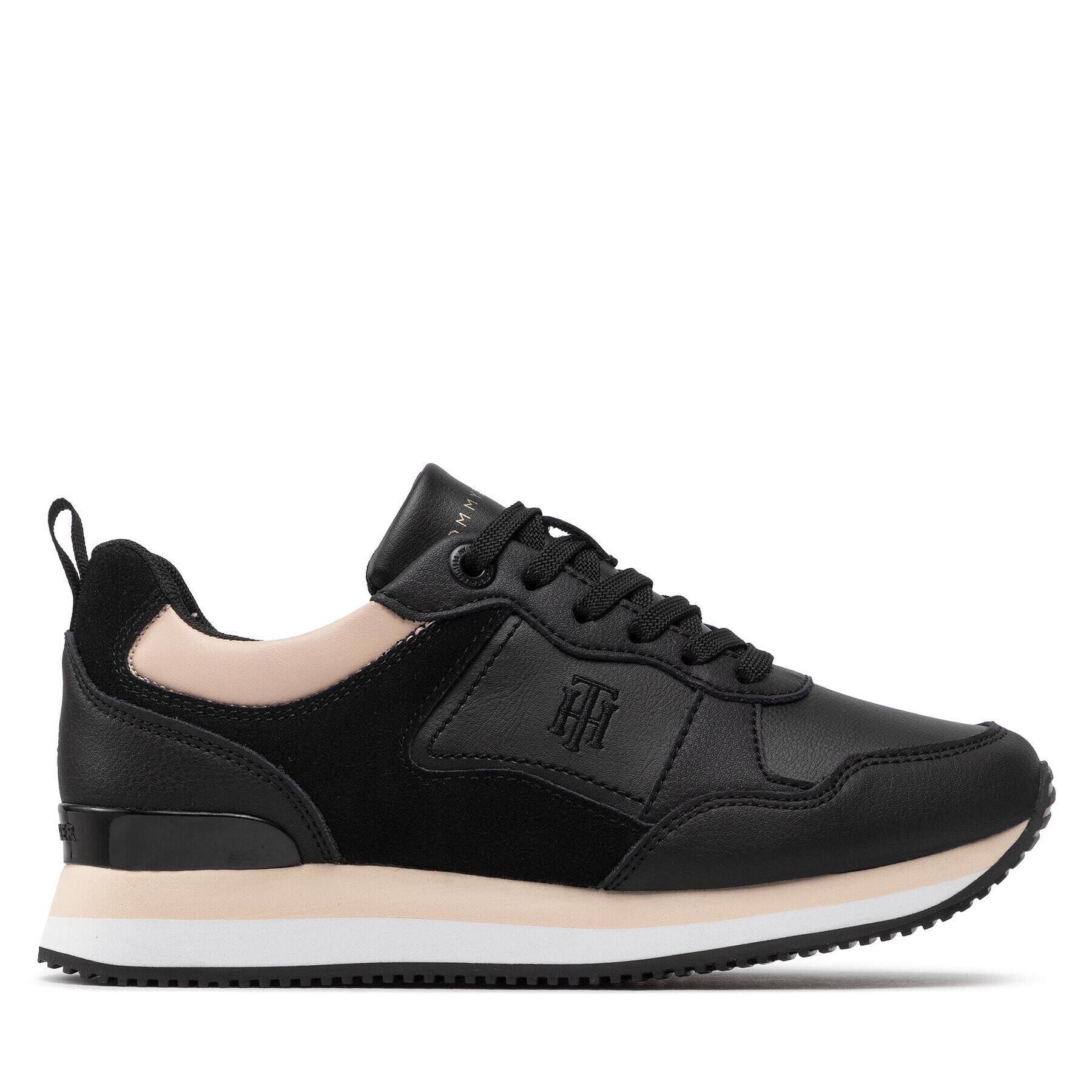Tommy Hilfiger Сникърси Feminine Active Sneaker FW0FW06528 Черен - Pepit.bg