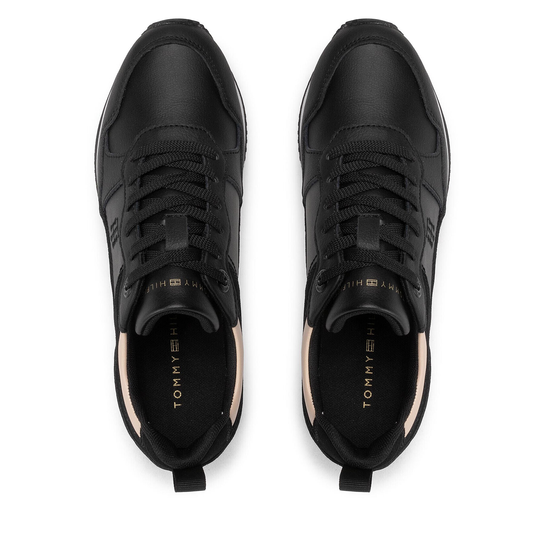 Tommy Hilfiger Сникърси Feminine Active Sneaker FW0FW06528 Черен - Pepit.bg