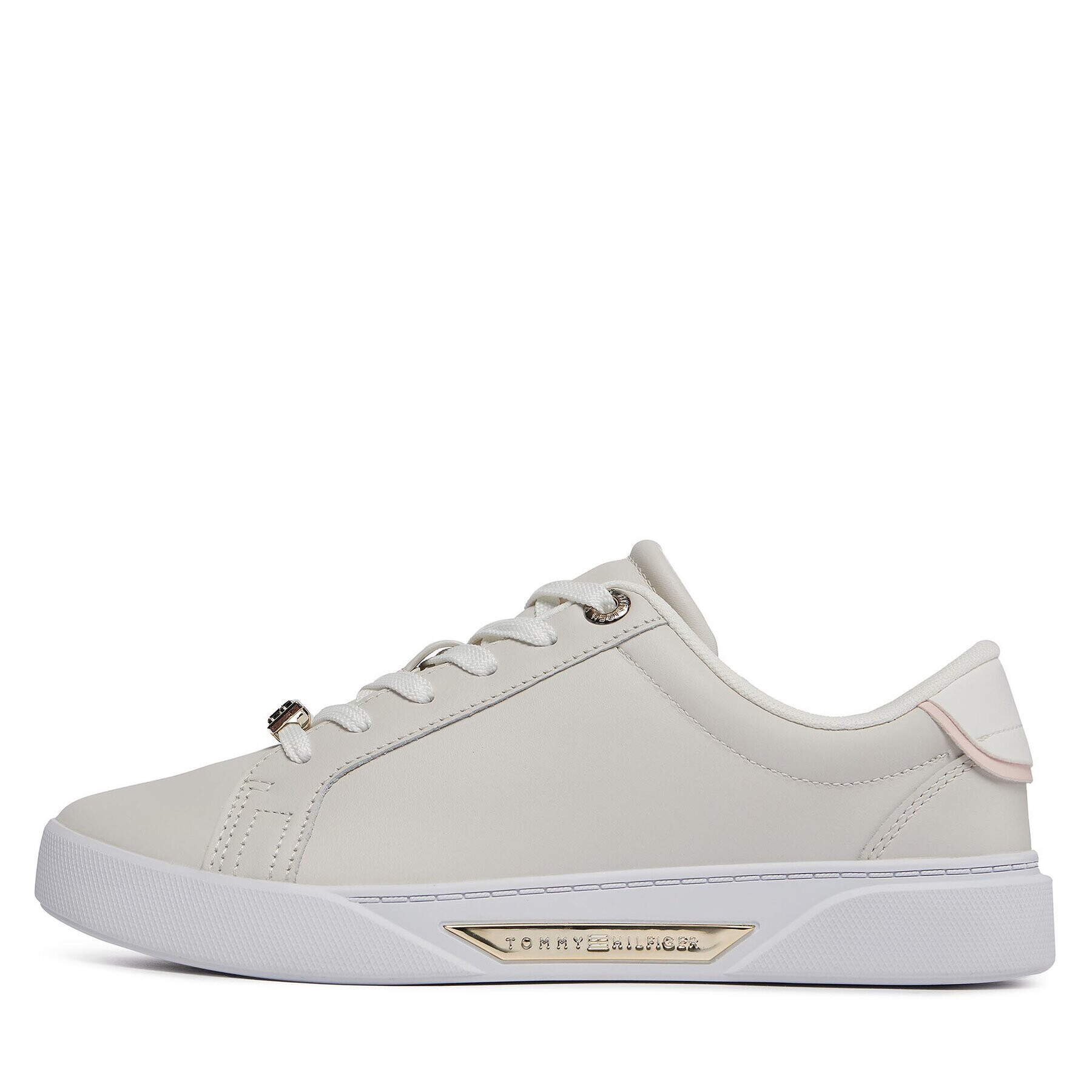 Tommy Hilfiger Сникърси Golden Hw Court Sneaker FW0FW07702 Сив - Pepit.bg