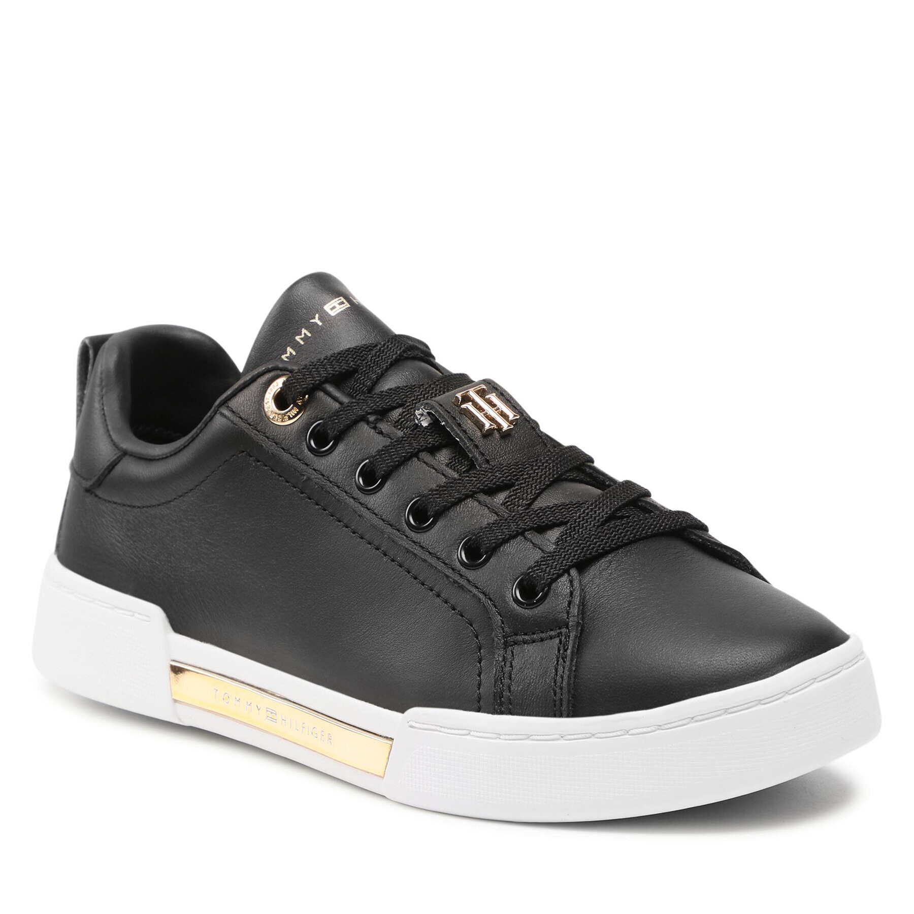 Tommy Hilfiger Сникърси Hardware Elevated Sneaker FW0FW05926 Черен - Pepit.bg