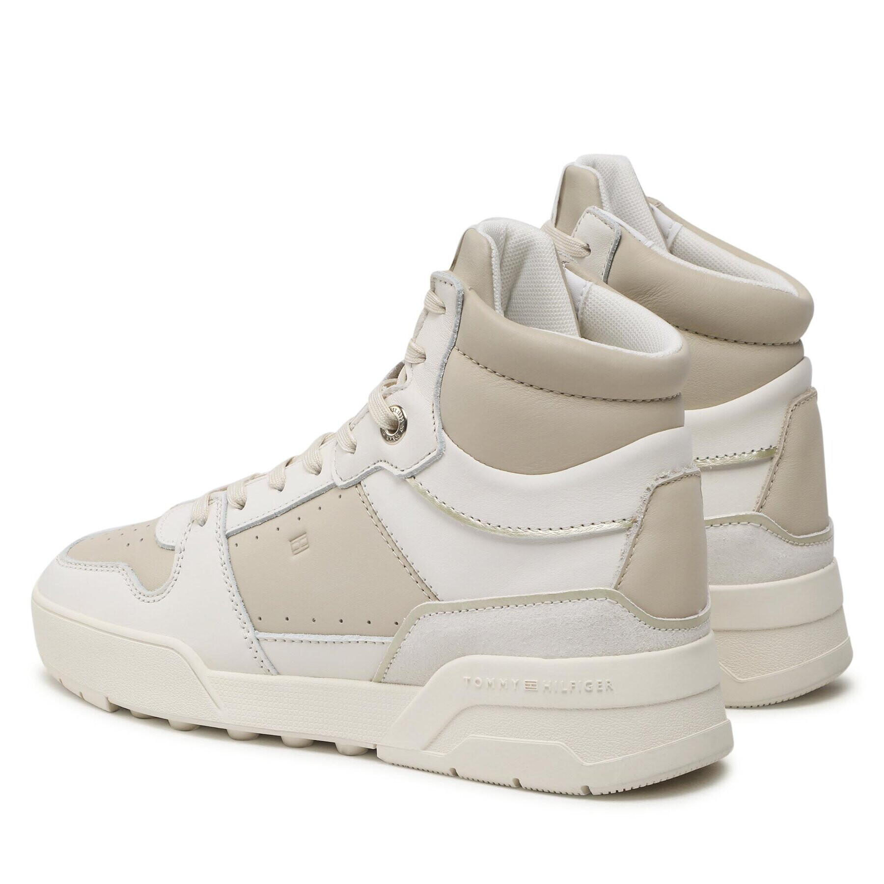 Tommy Hilfiger Сникърси High Cut Basket Sneaker Se FW0FW06809 Бежов - Pepit.bg