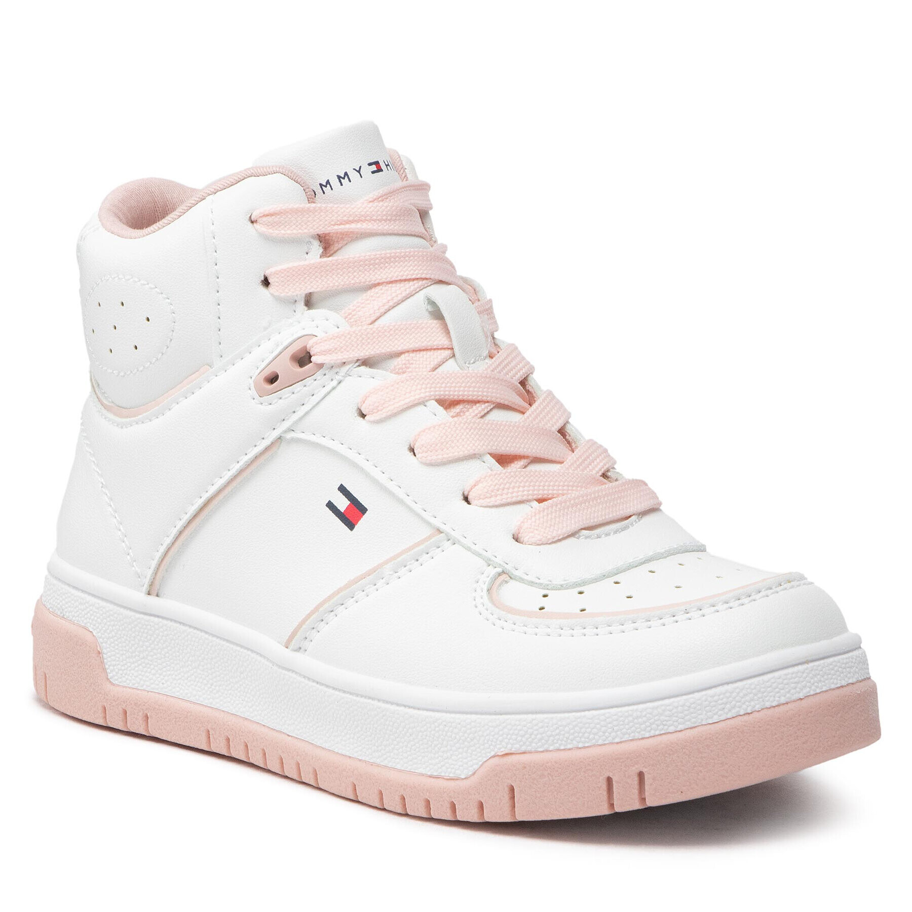 Tommy Hilfiger Сникърси High Top Lace-Up Sneaker T3A9-32336-1355 M Бял - Pepit.bg