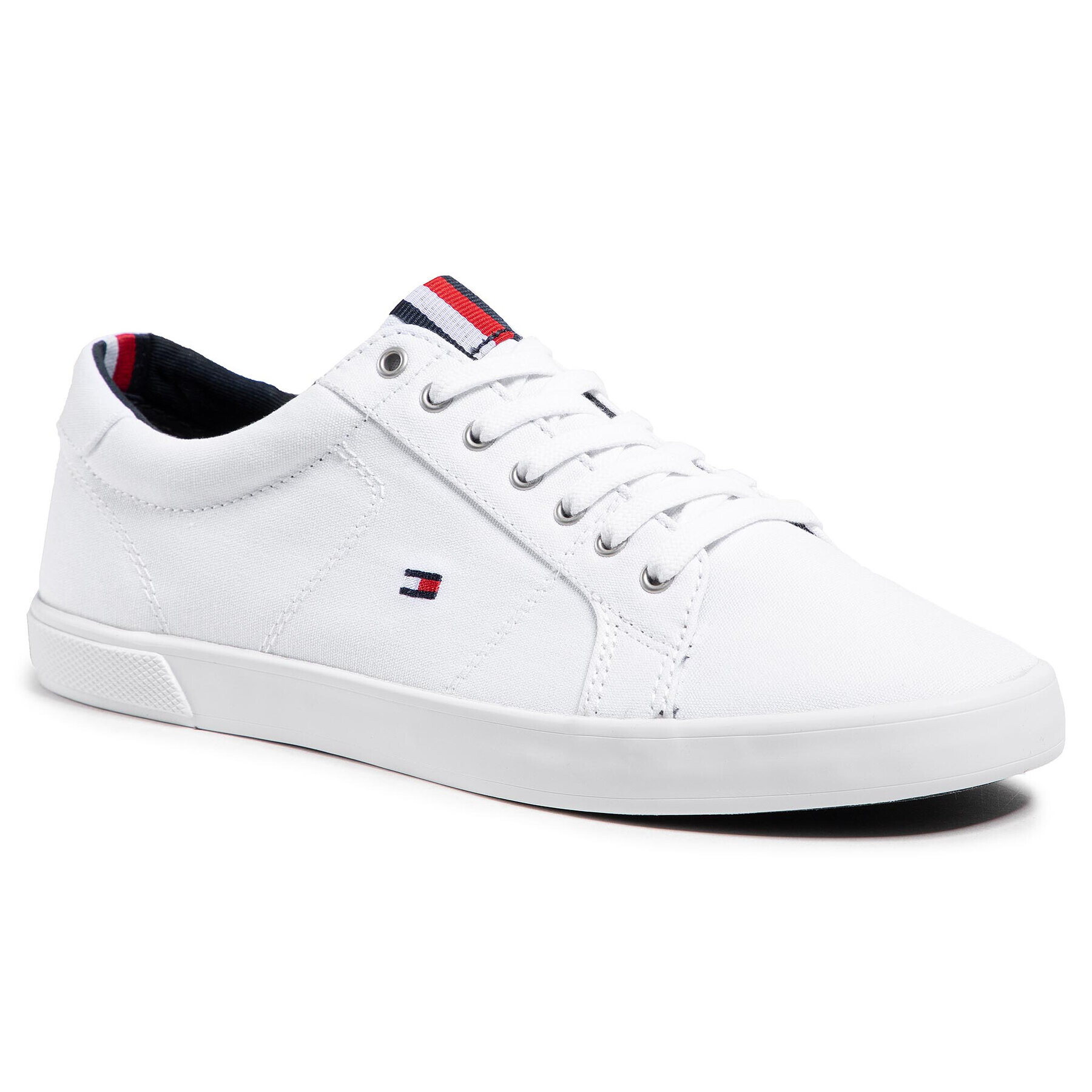 Tommy Hilfiger Сникърси Iconic Long Lace Sneaker FM0FM01536 Бял - Pepit.bg