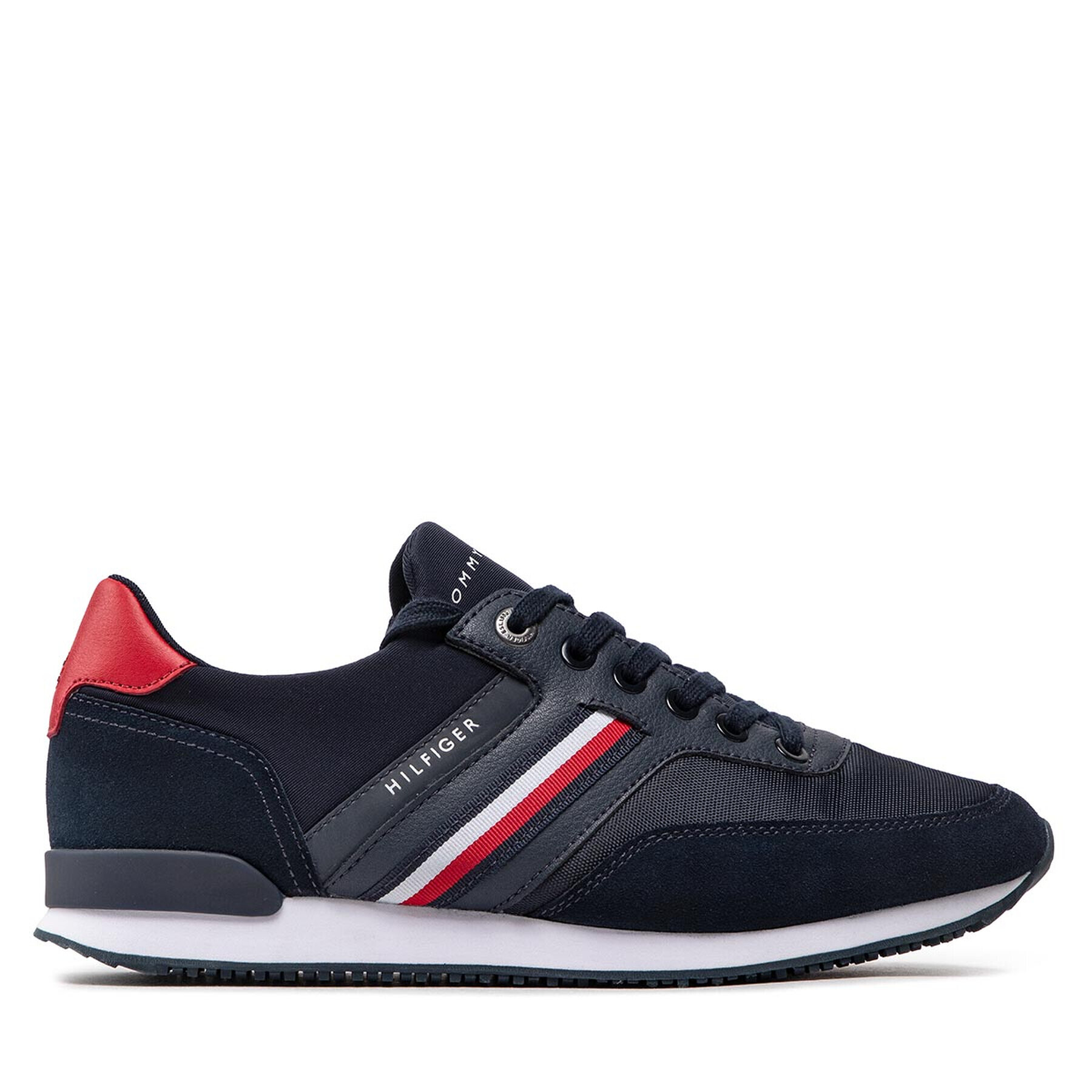 Tommy Hilfiger Сникърси Iconic Sock Runner Mix FM0FM04137 Тъмносин - Pepit.bg