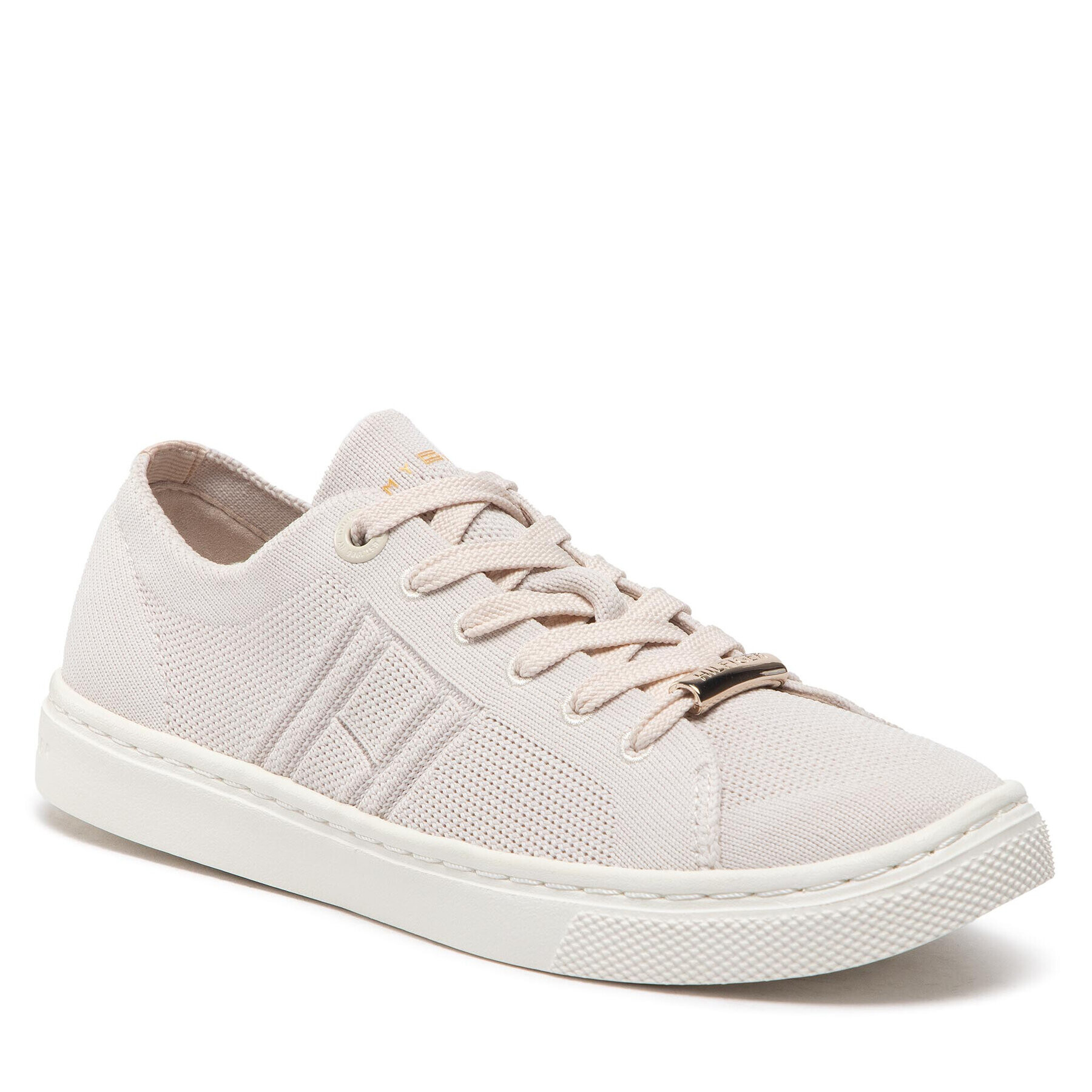 Tommy Hilfiger Сникърси Knitted Light Cupsole FW0FW06332 Бежов - Pepit.bg