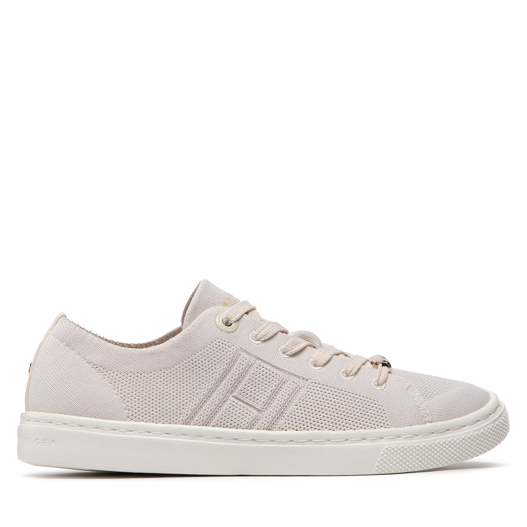 Tommy Hilfiger Сникърси Knitted Light Cupsole FW0FW06332 Бежов - Pepit.bg
