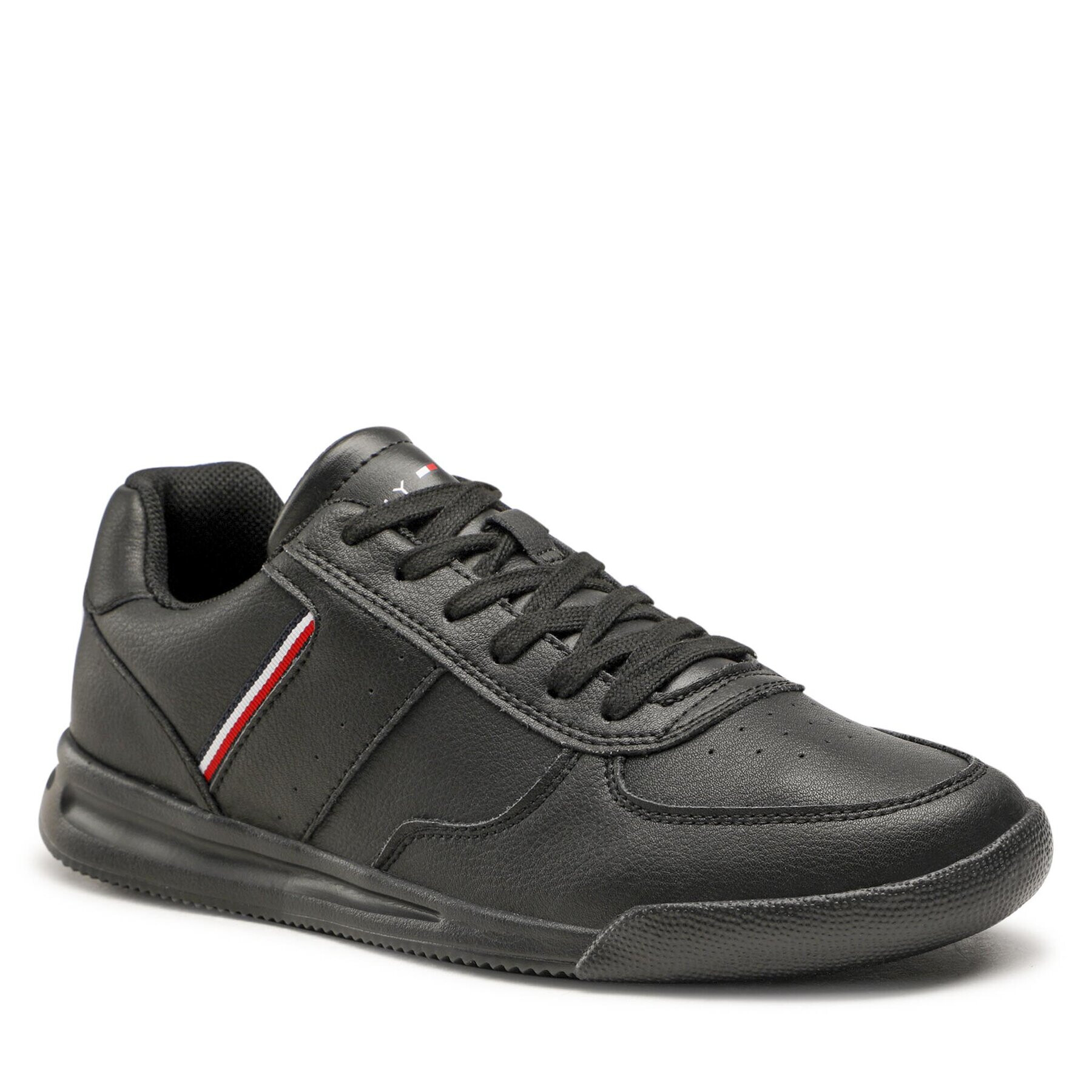 Tommy Hilfiger Сникърси Lightweight Leather Detail Cup FM0FM04280 Черен - Pepit.bg