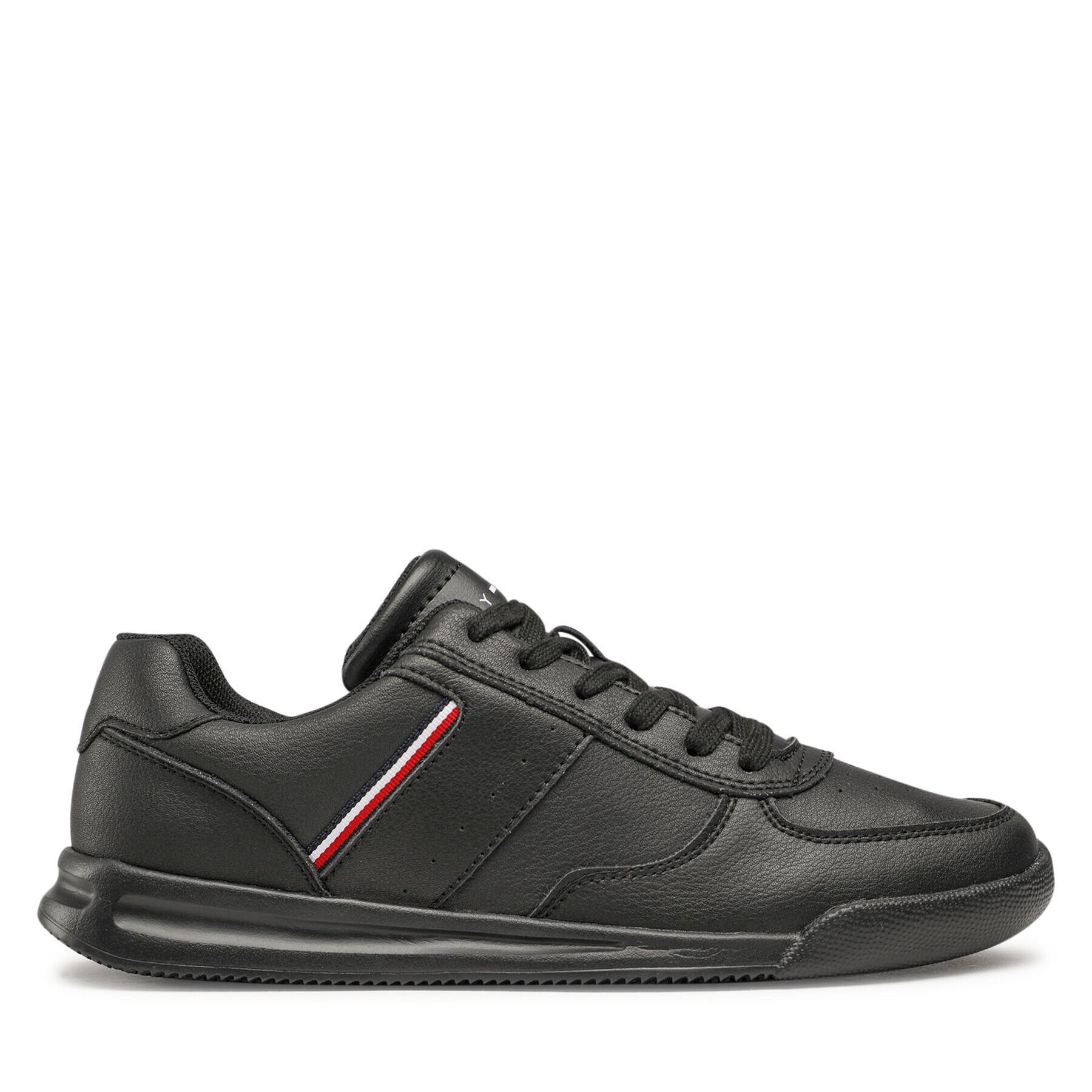 Tommy Hilfiger Сникърси Lightweight Leather Detail Cup FM0FM04280 Черен - Pepit.bg