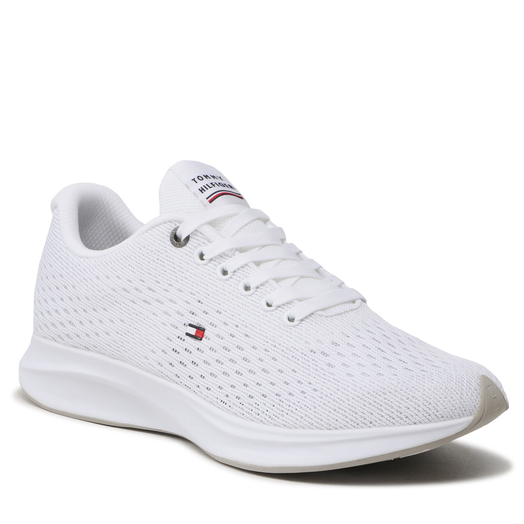 Tommy Hilfiger Сникърси Lightweight Runner Knit FM0FM04700 Бял - Pepit.bg