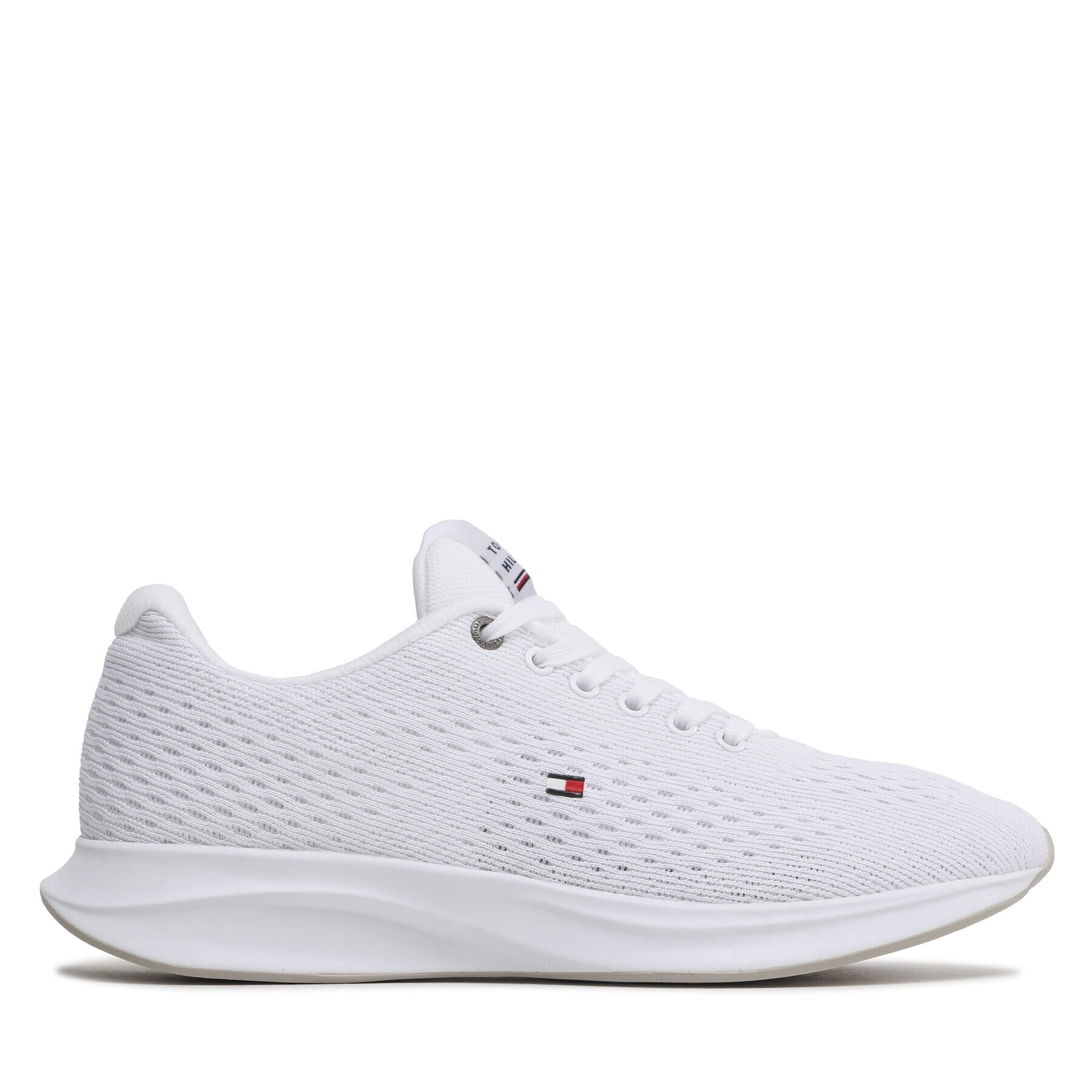 Tommy Hilfiger Сникърси Lightweight Runner Knit FM0FM04700 Бял - Pepit.bg
