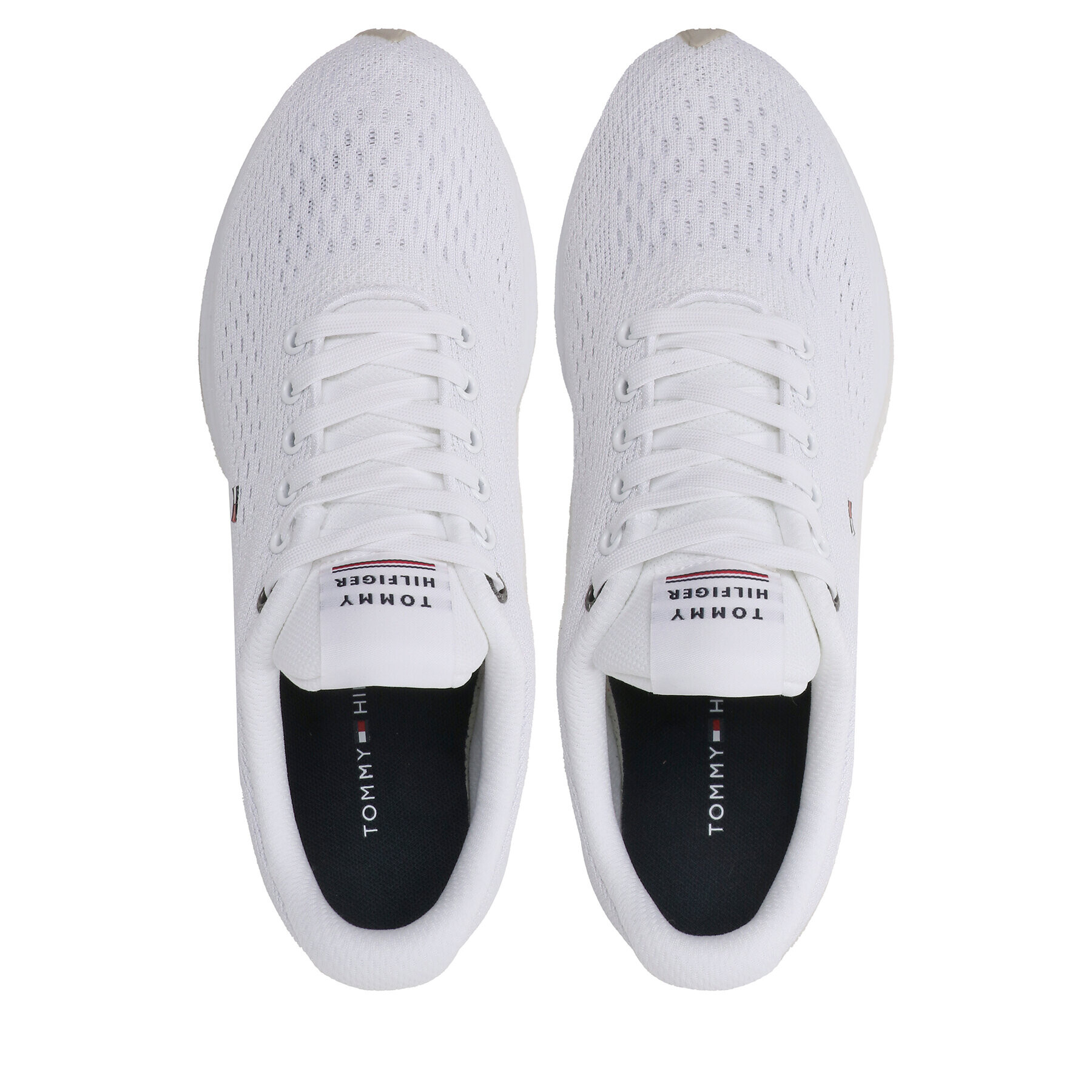 Tommy Hilfiger Сникърси Lightweight Runner Knit FM0FM04700 Бял - Pepit.bg