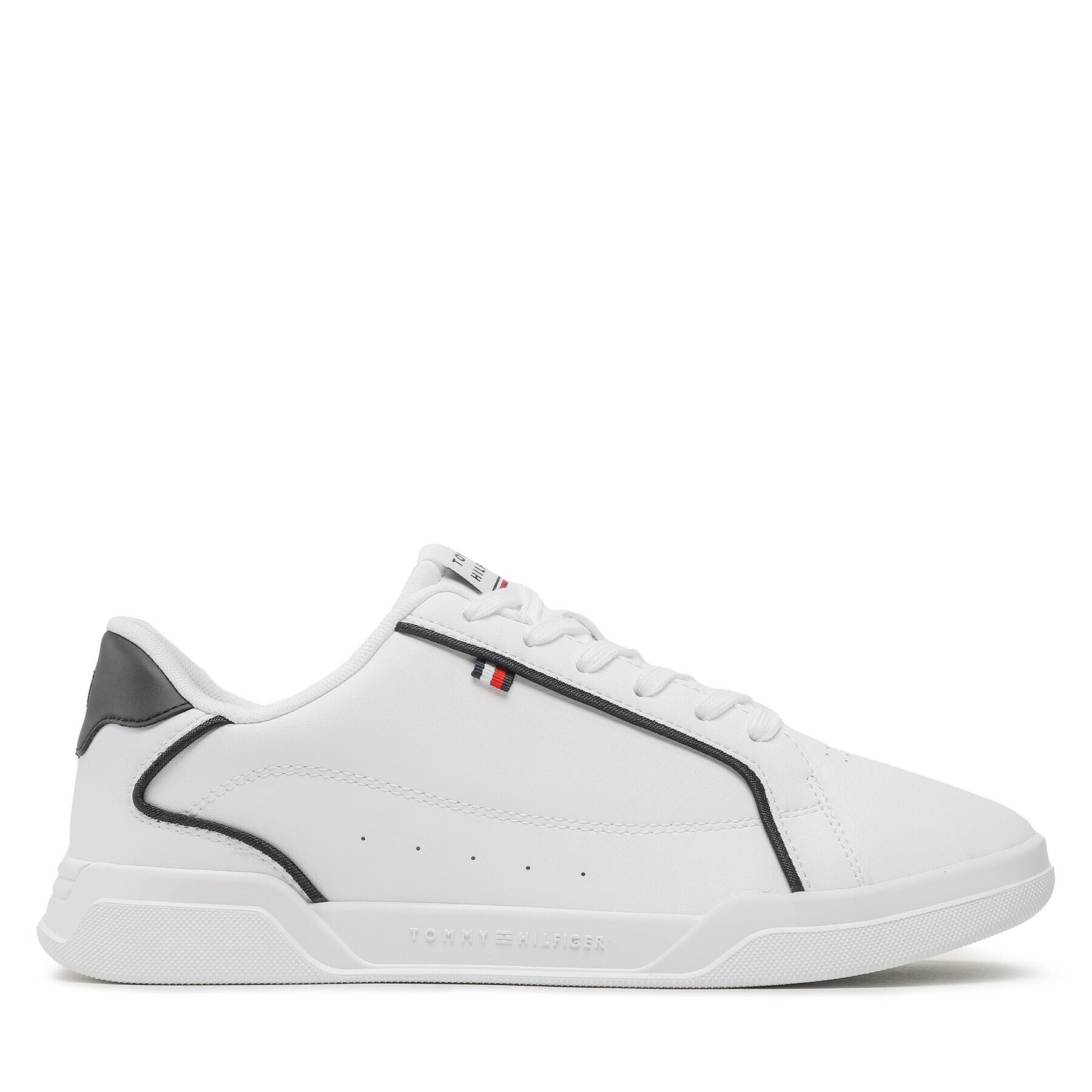 Tommy Hilfiger Сникърси Lo Cup Leather FM0FM04429 Бял - Pepit.bg