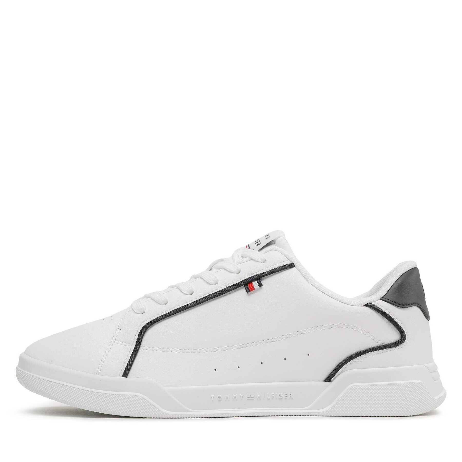 Tommy Hilfiger Сникърси Lo Cup Leather FM0FM04429 Бял - Pepit.bg