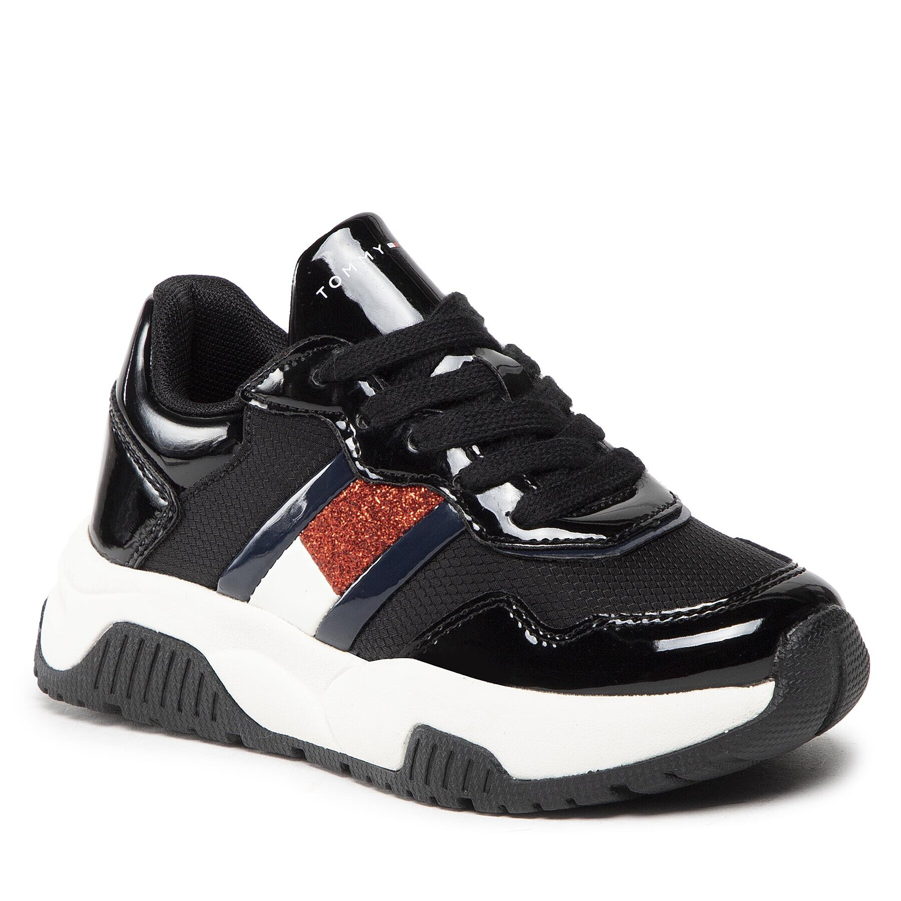 Tommy Hilfiger Сникърси Low Cut Lace-Up Sneaker T3A9-32356-1445 M Черен - Pepit.bg