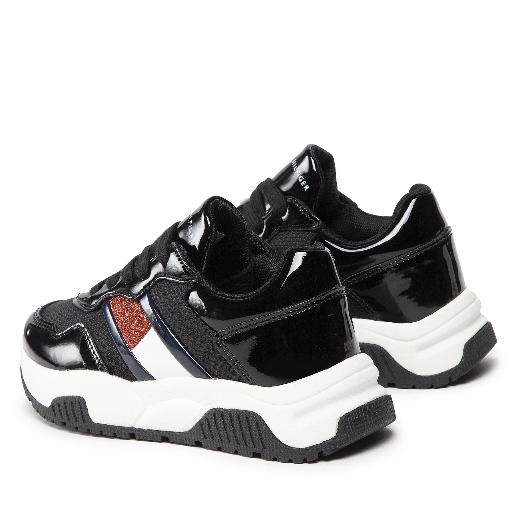 Tommy Hilfiger Сникърси Low Cut Lace-Up Sneaker T3A9-32356-1445 M Черен - Pepit.bg