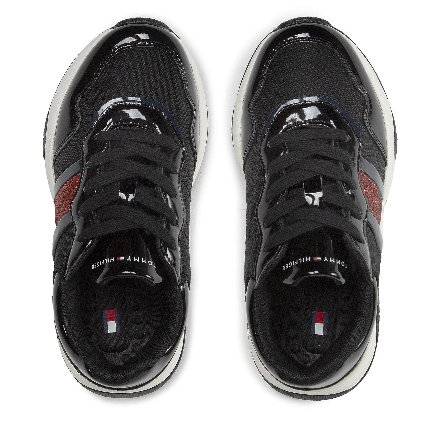 Tommy Hilfiger Сникърси Low Cut Lace-Up Sneaker T3A9-32356-1445 M Черен - Pepit.bg