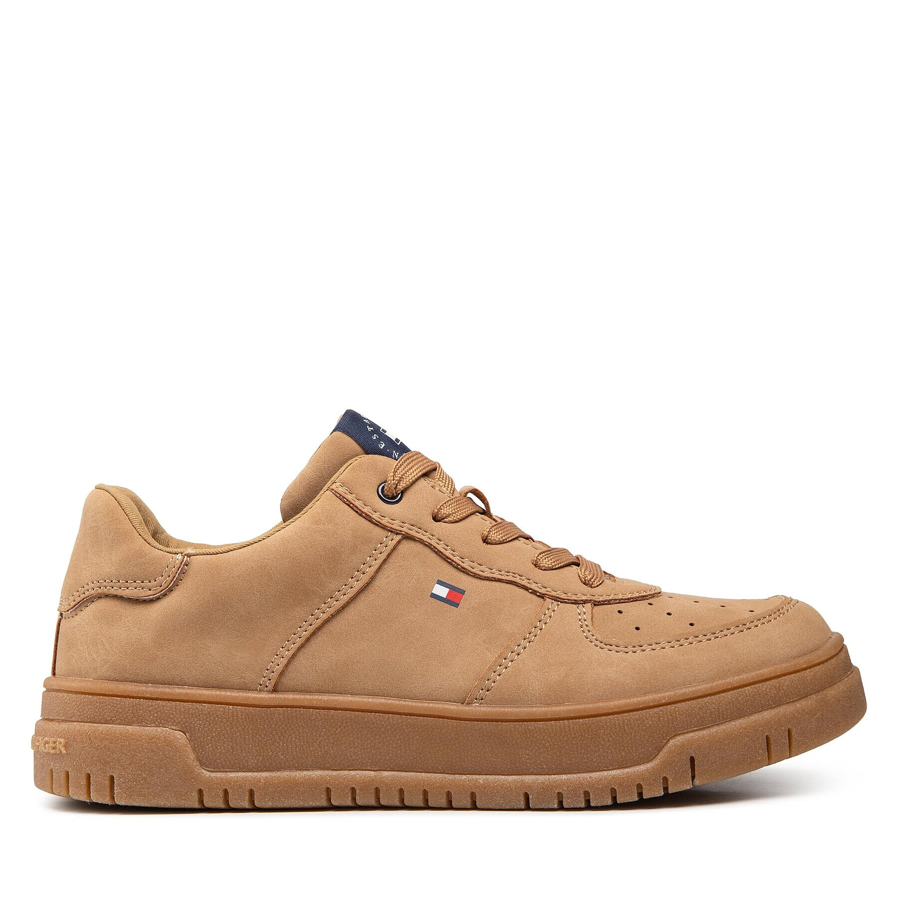 Tommy Hilfiger Сникърси Low Cut Lace-Up Sneaker T3B9-32478-1441 S Кафяв - Pepit.bg